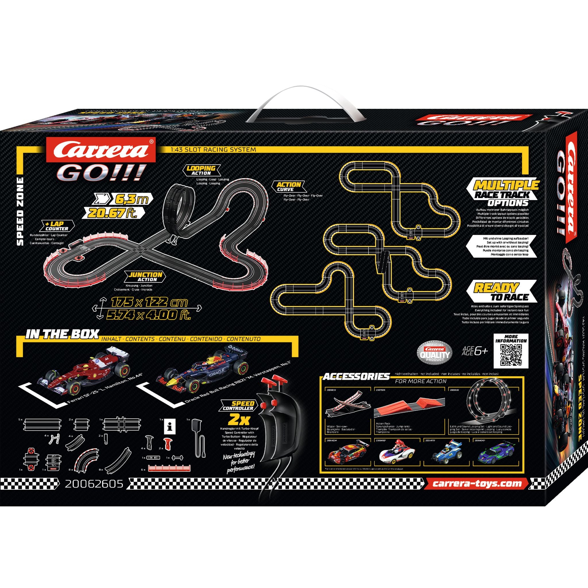 Carrera GO!!! F1 Speed Zone Slot Car Set