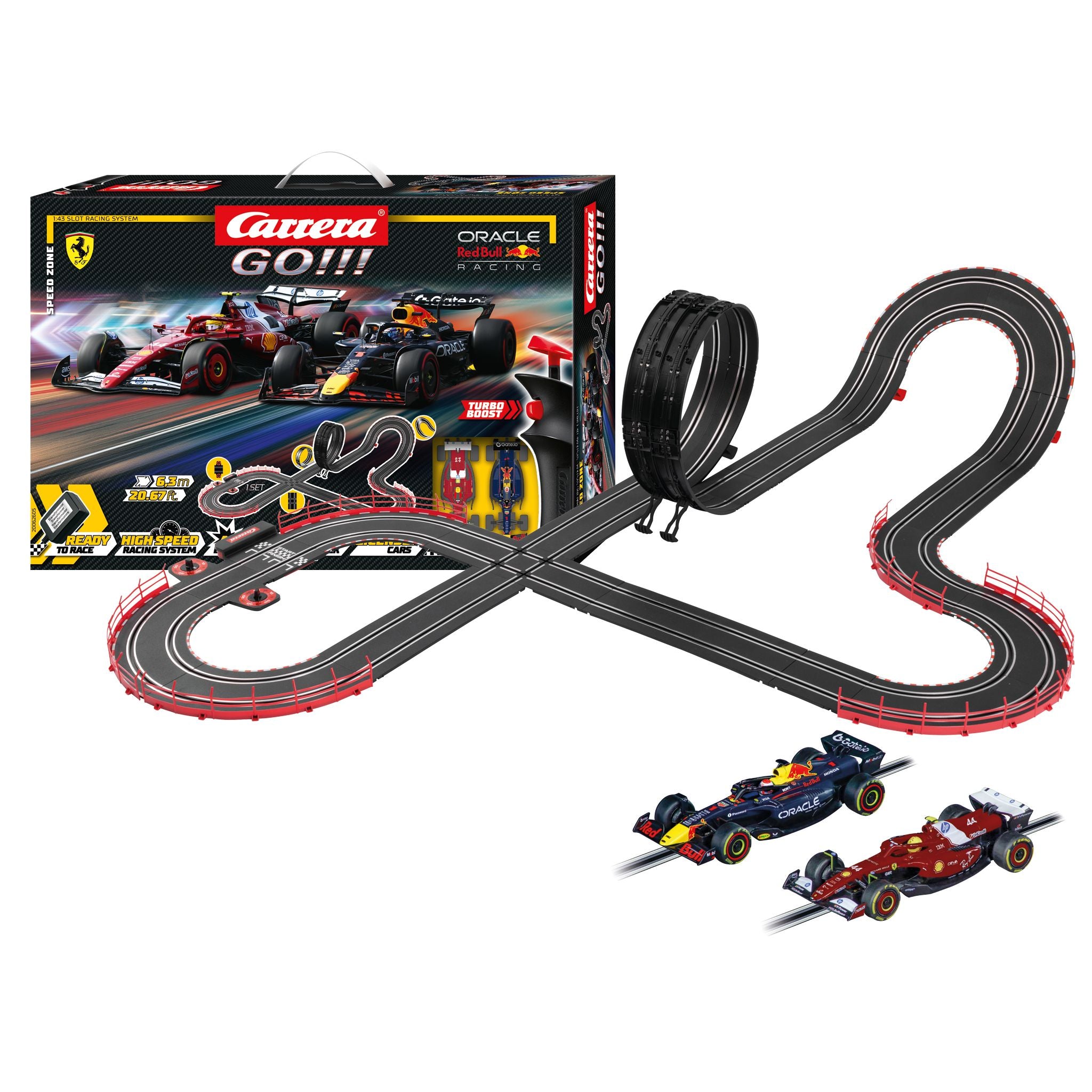 Carrera GO!!! F1 Speed Zone Slot Car Set