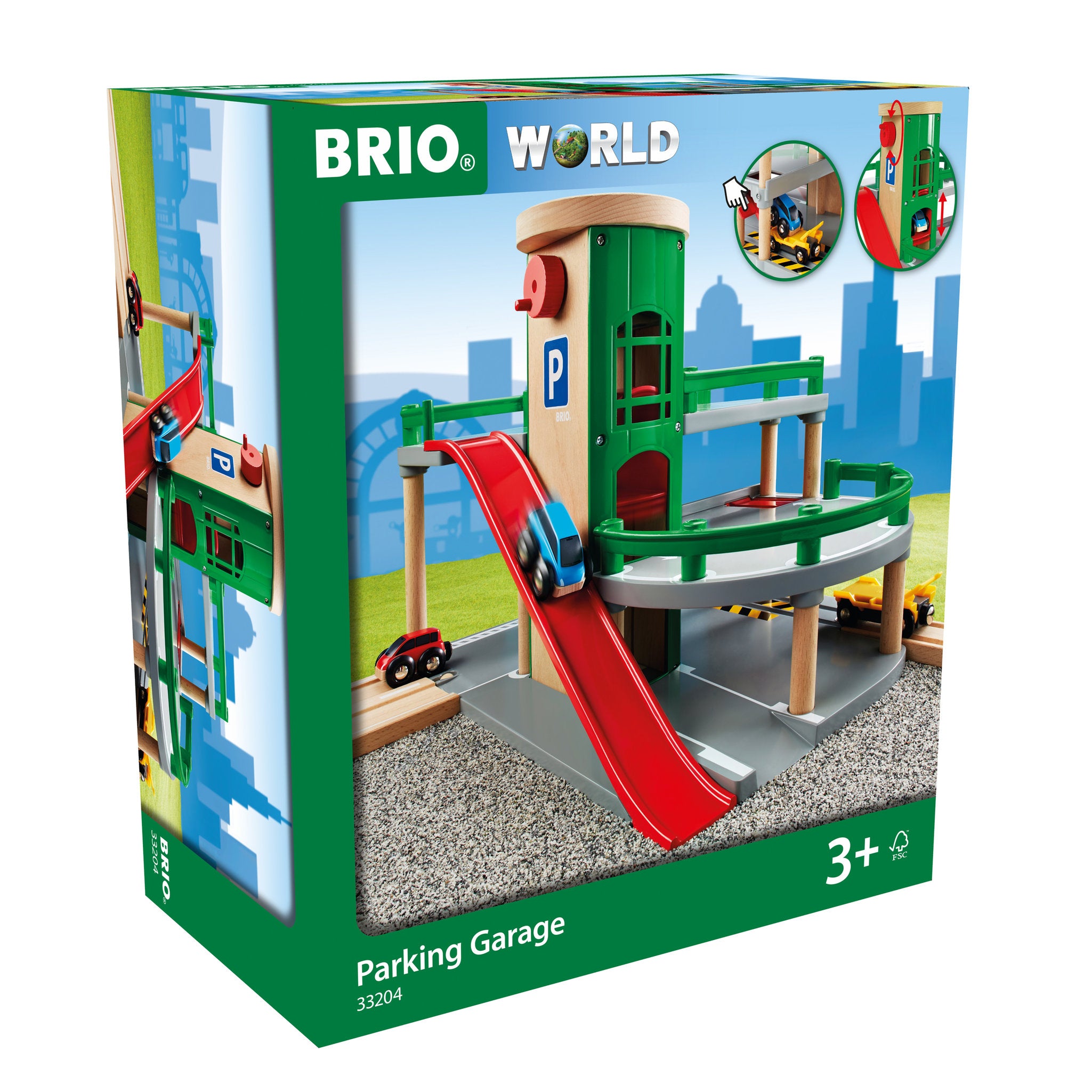BRIO World Destination Parking Garage 7 Pieces