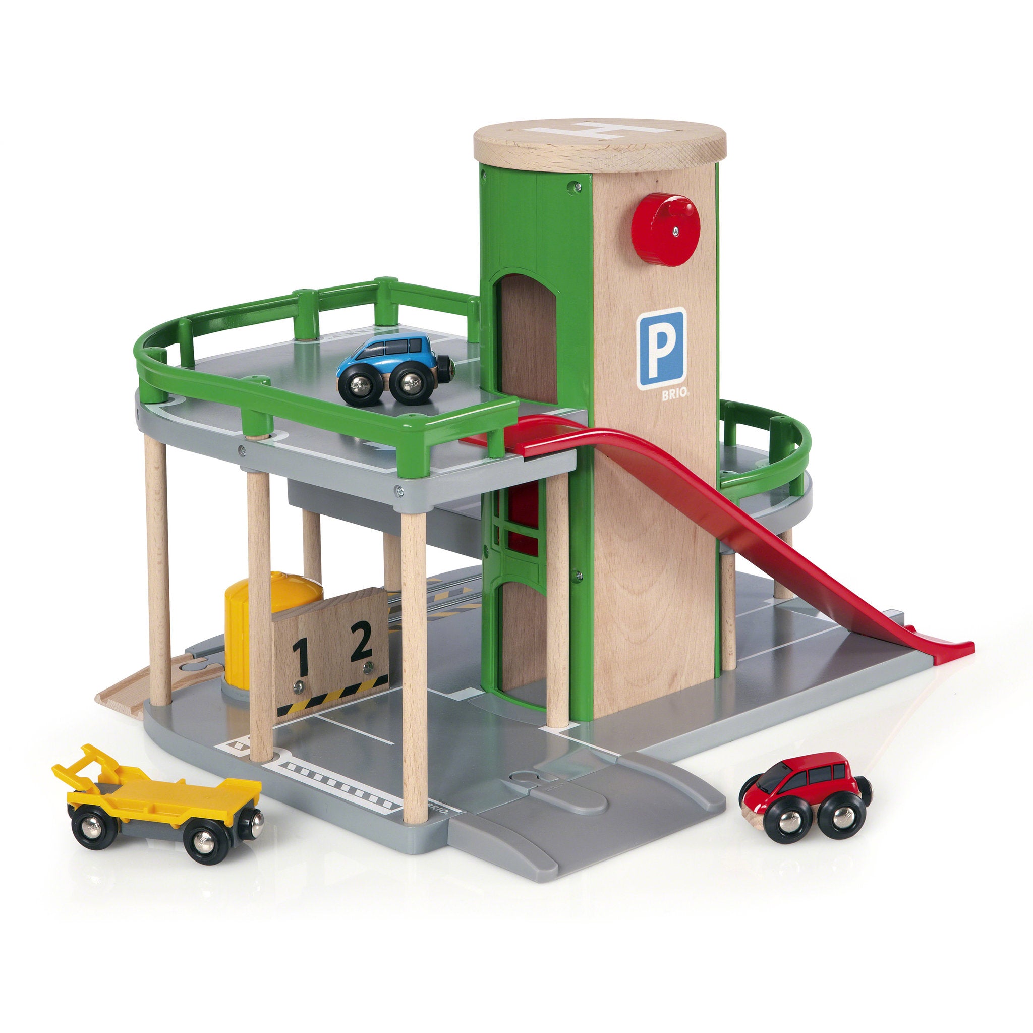 BRIO World Destination Parking Garage 7 Pieces