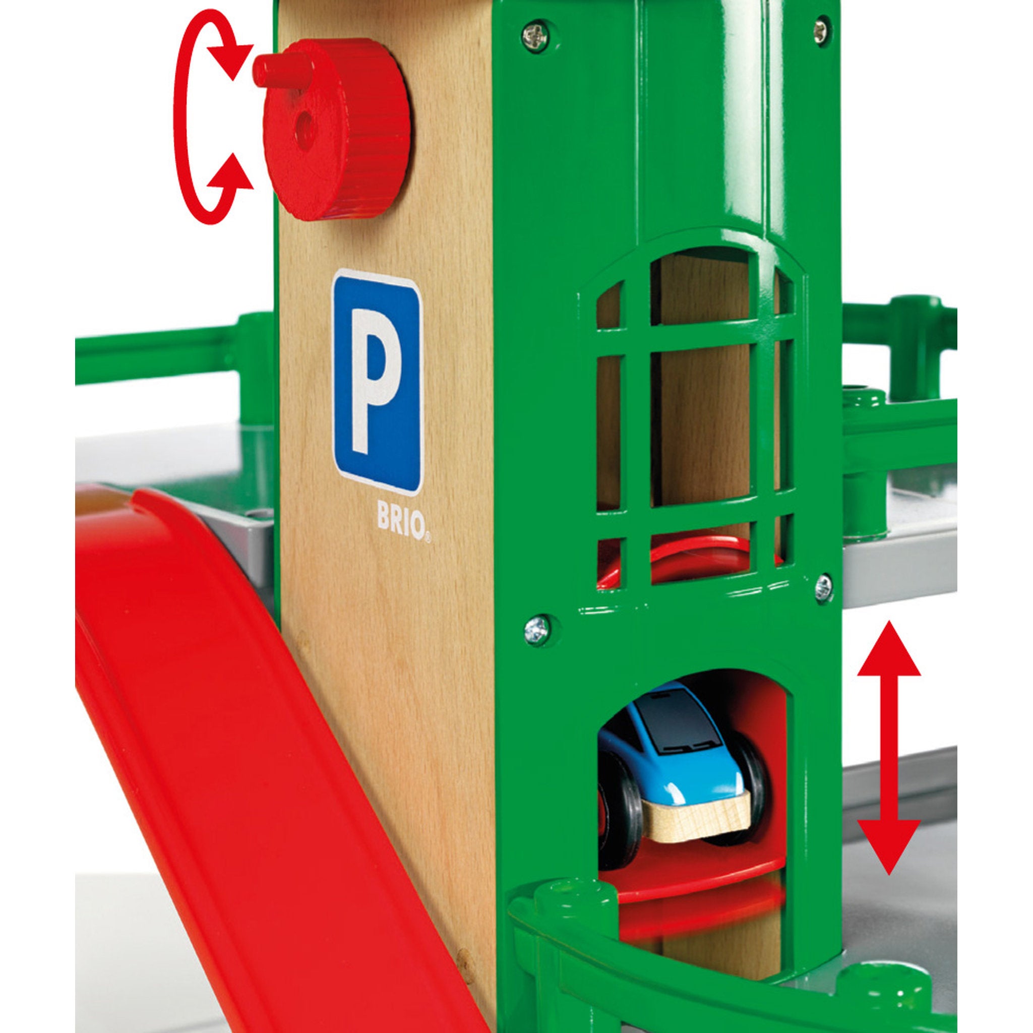 BRIO World Destination Parking Garage 7 Pieces