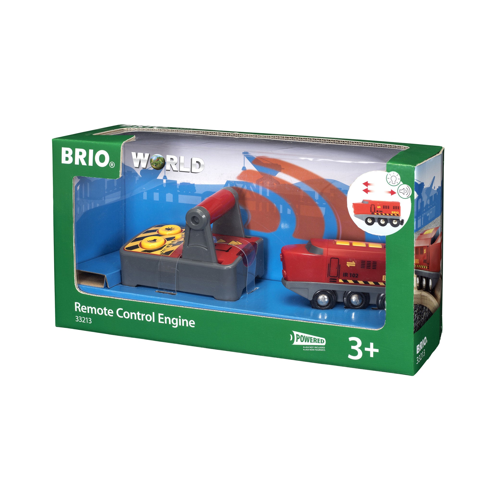BRIO World Train Remote Control Engine 2 Pieces