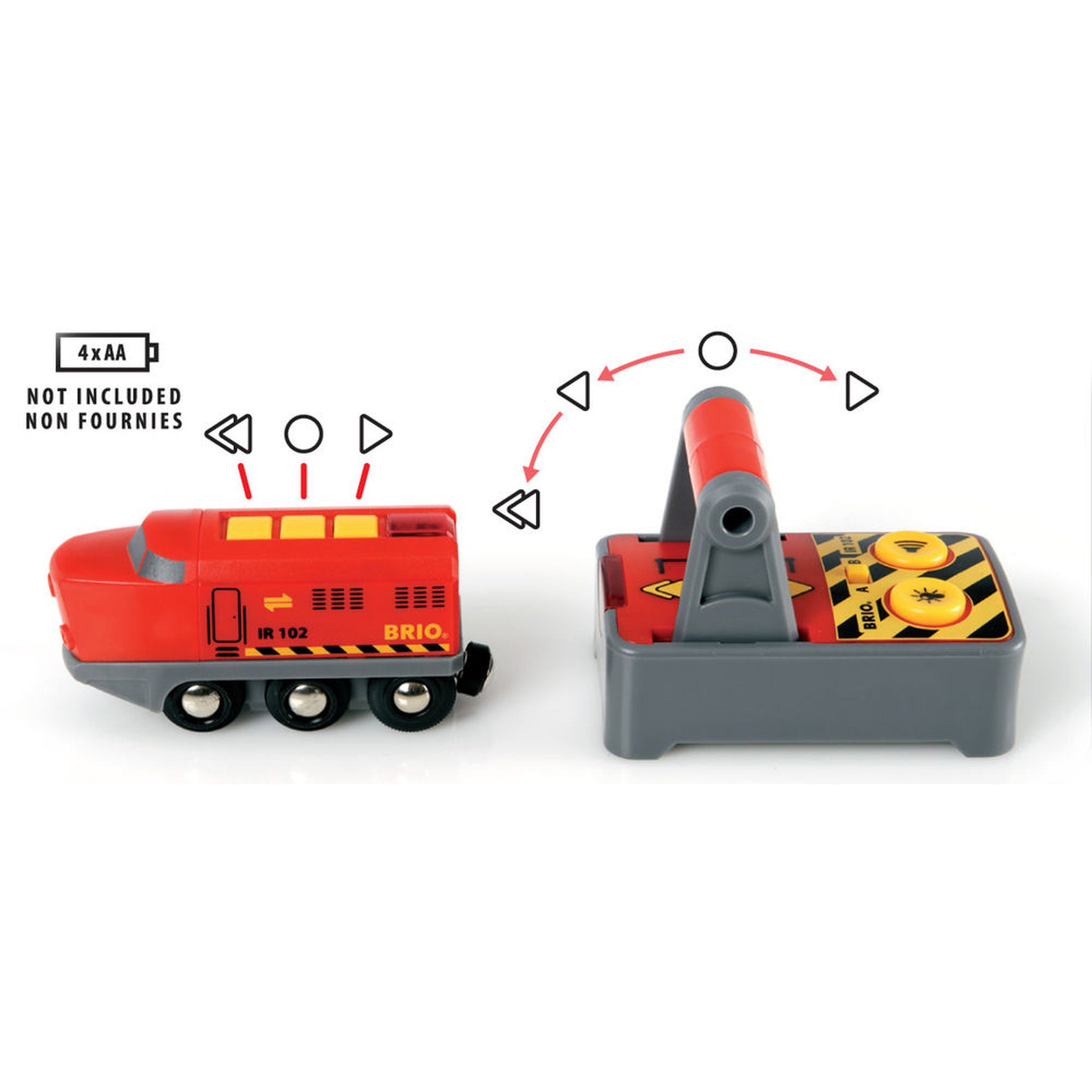 BRIO World Train Remote Control Engine 2 Pieces