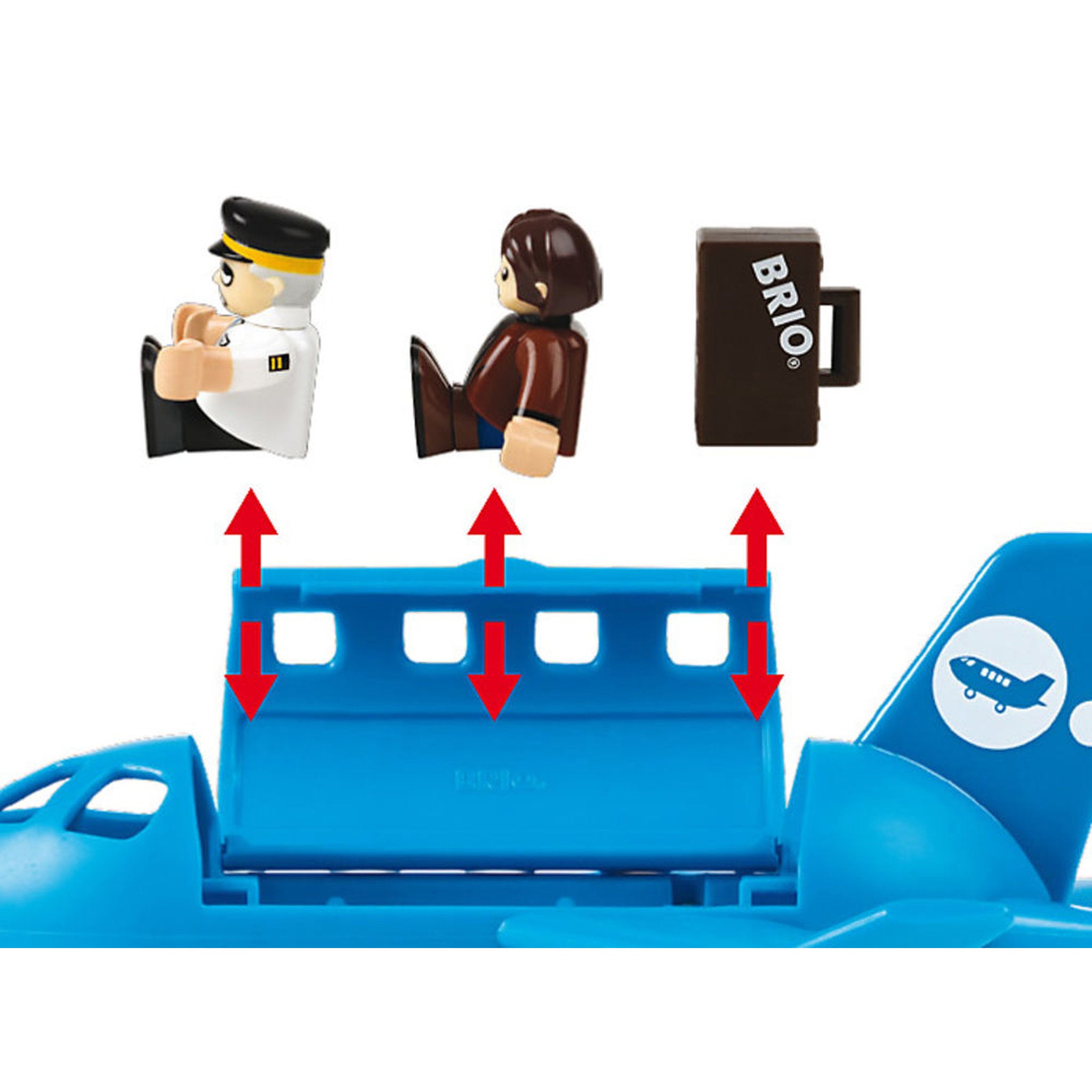 BRIO World Vehicle Airplane 5 Pieces