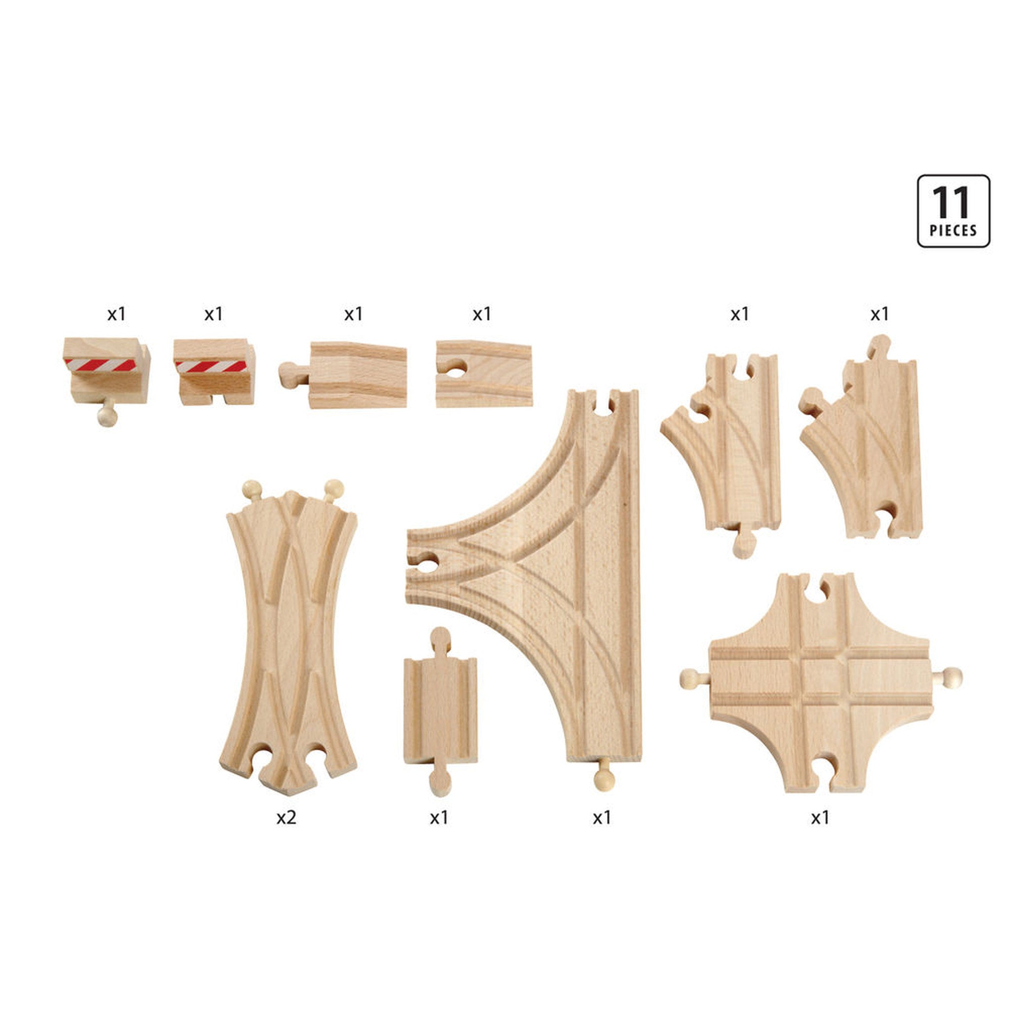 BRIO World Tracks Advanced Expansion Pack 11 Pieces