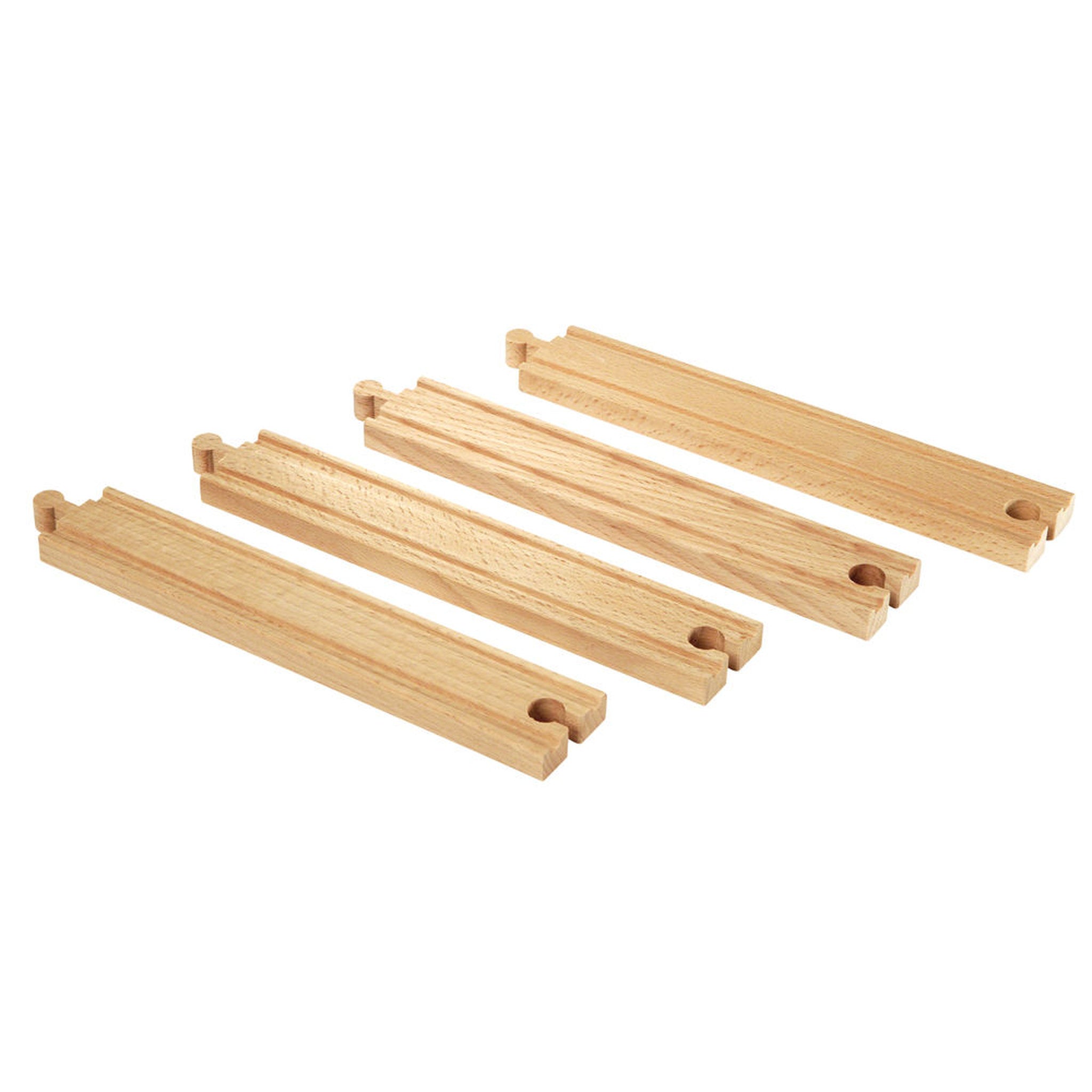 BRIO World  Tracks Long Straight Tracks 4 Pieces