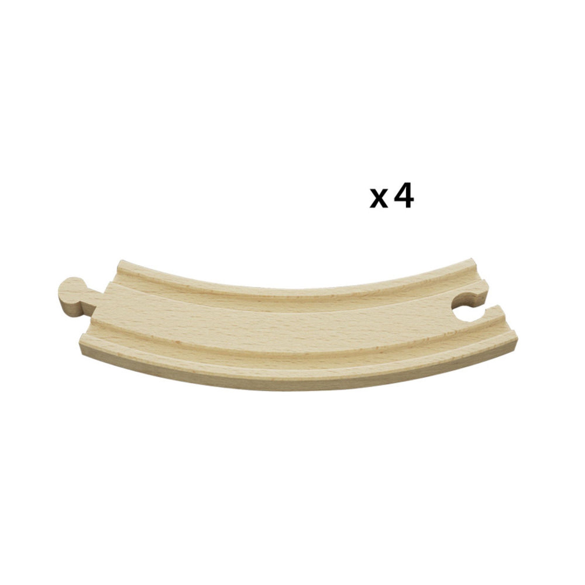 BRIO World  Tracks Large Curved Tracks 4 Pieces