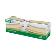 BRIO World  Tracks Large Curved Tracks 4 Pieces