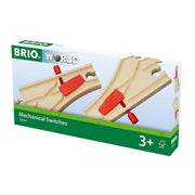 BRIO World Train Tracks Mechanical Switches 2 Pieces