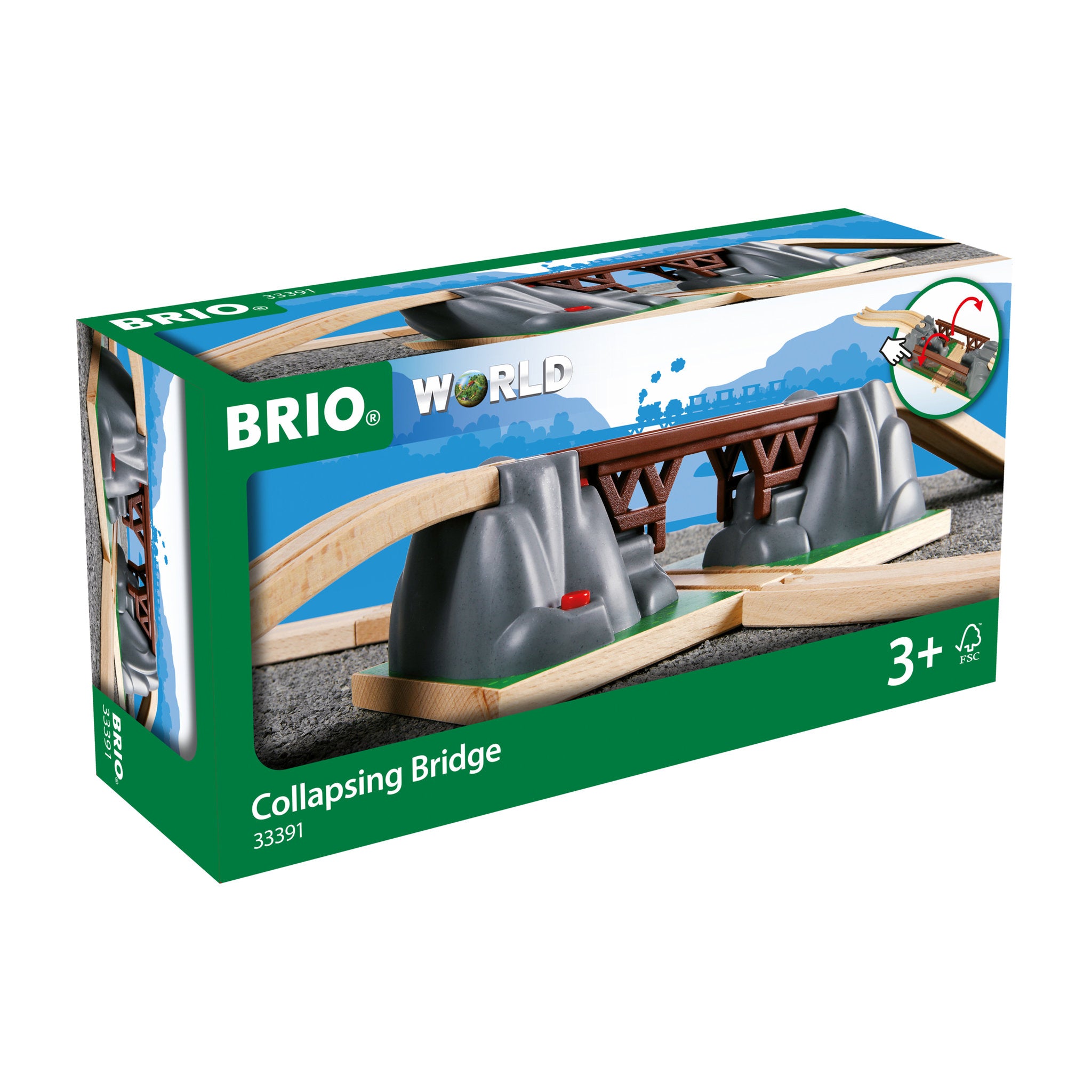 BRIO World Collapsing Bridge 3 Pieces