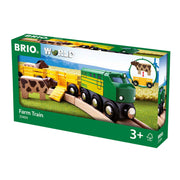 BRIO World Farm Train Set 5 Pieces
