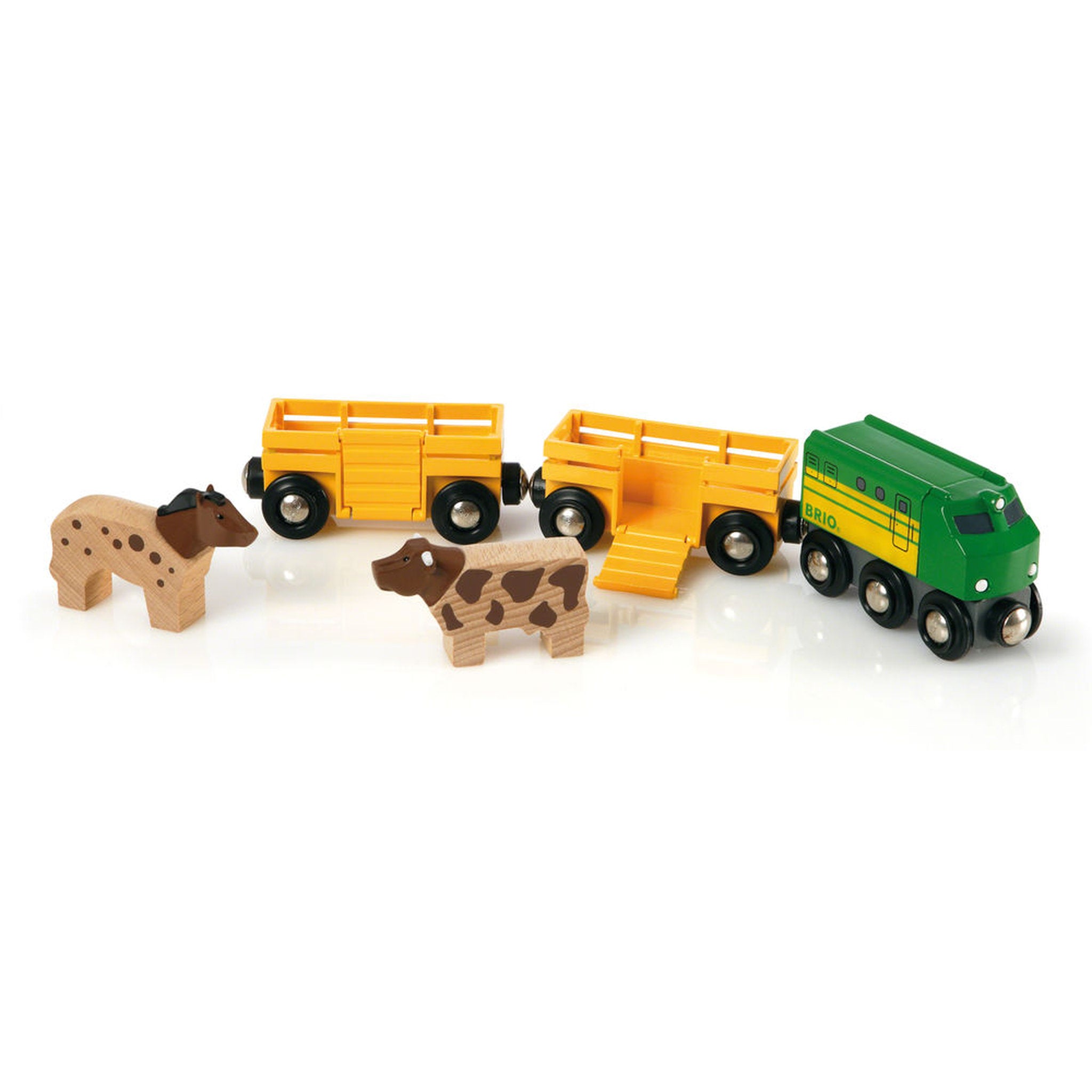 BRIO World Farm Train Set 5 Pieces