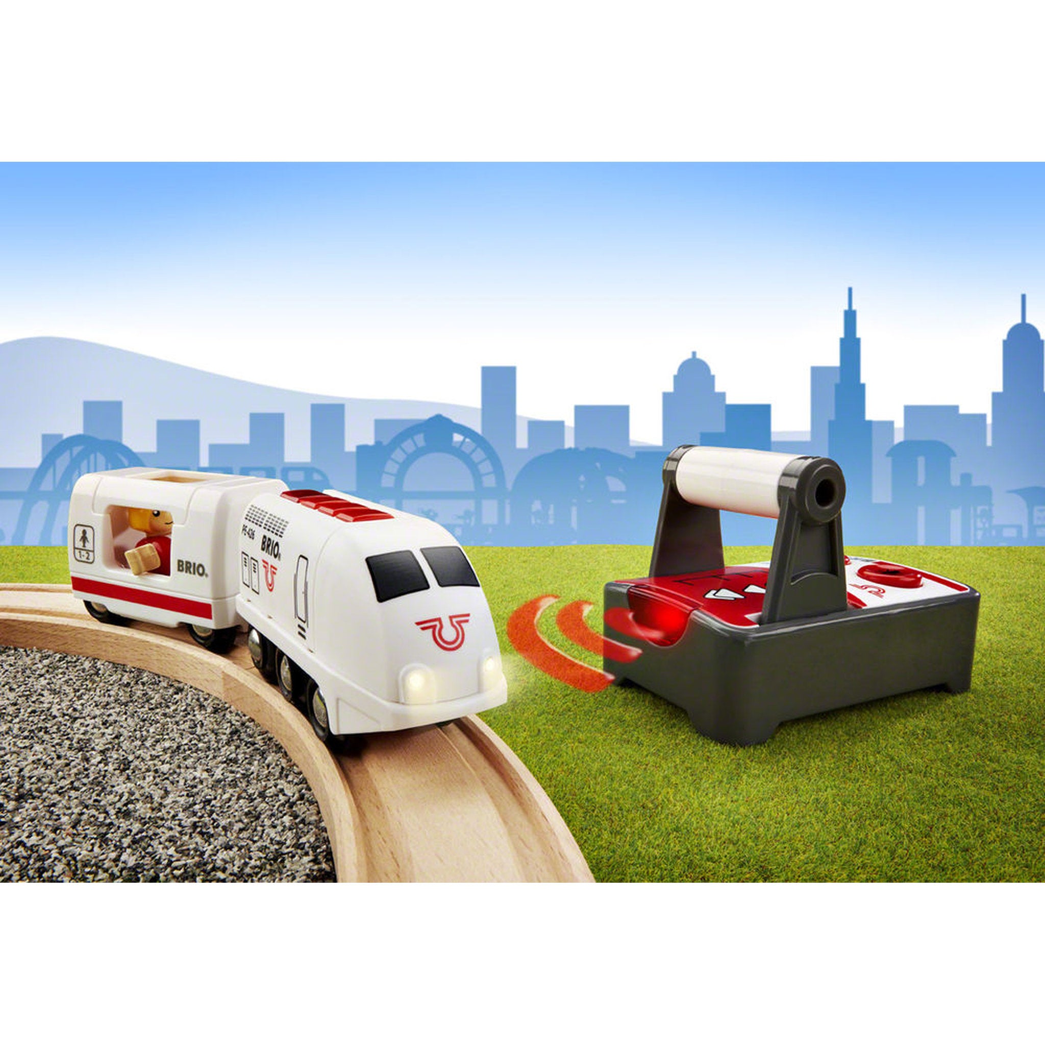 BRIO World RC Travel Train Set 4 Pieces
