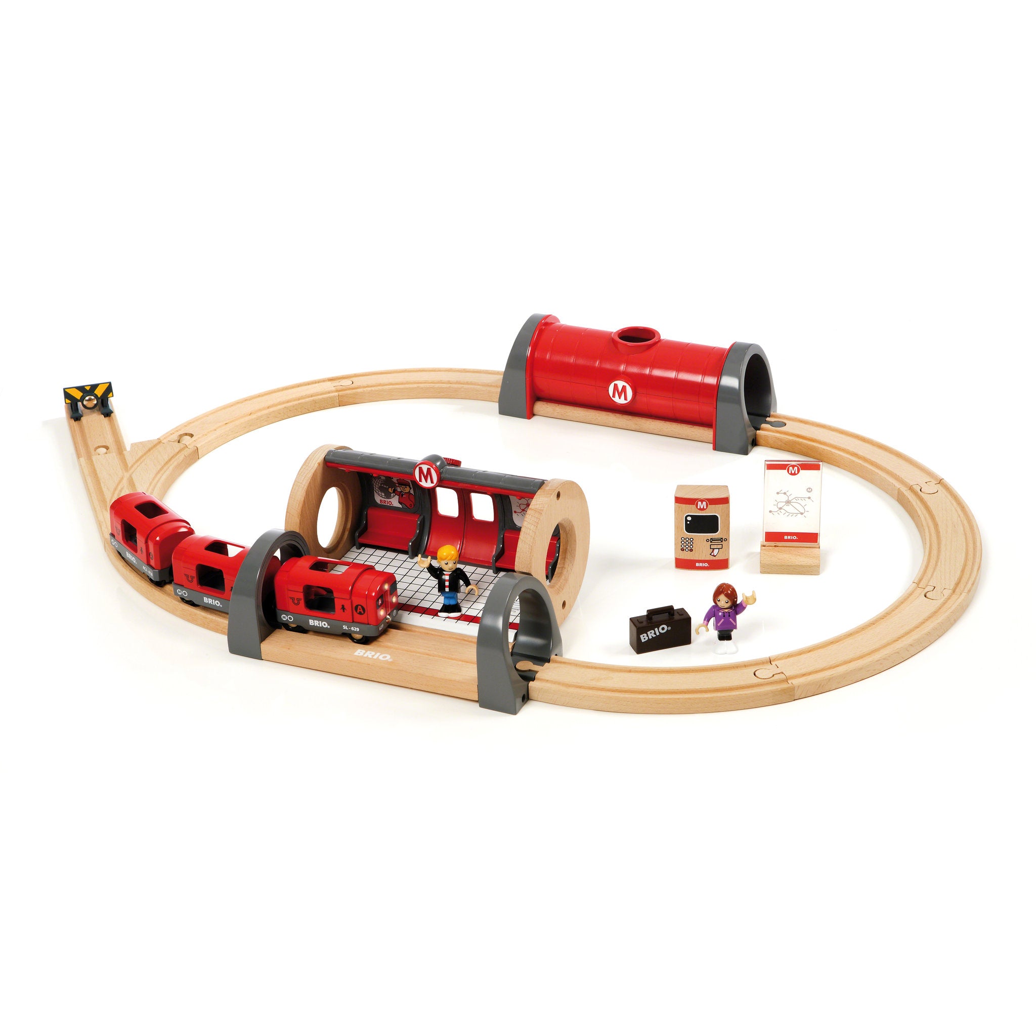 BRIO World Metro 20 Piece Railway Set