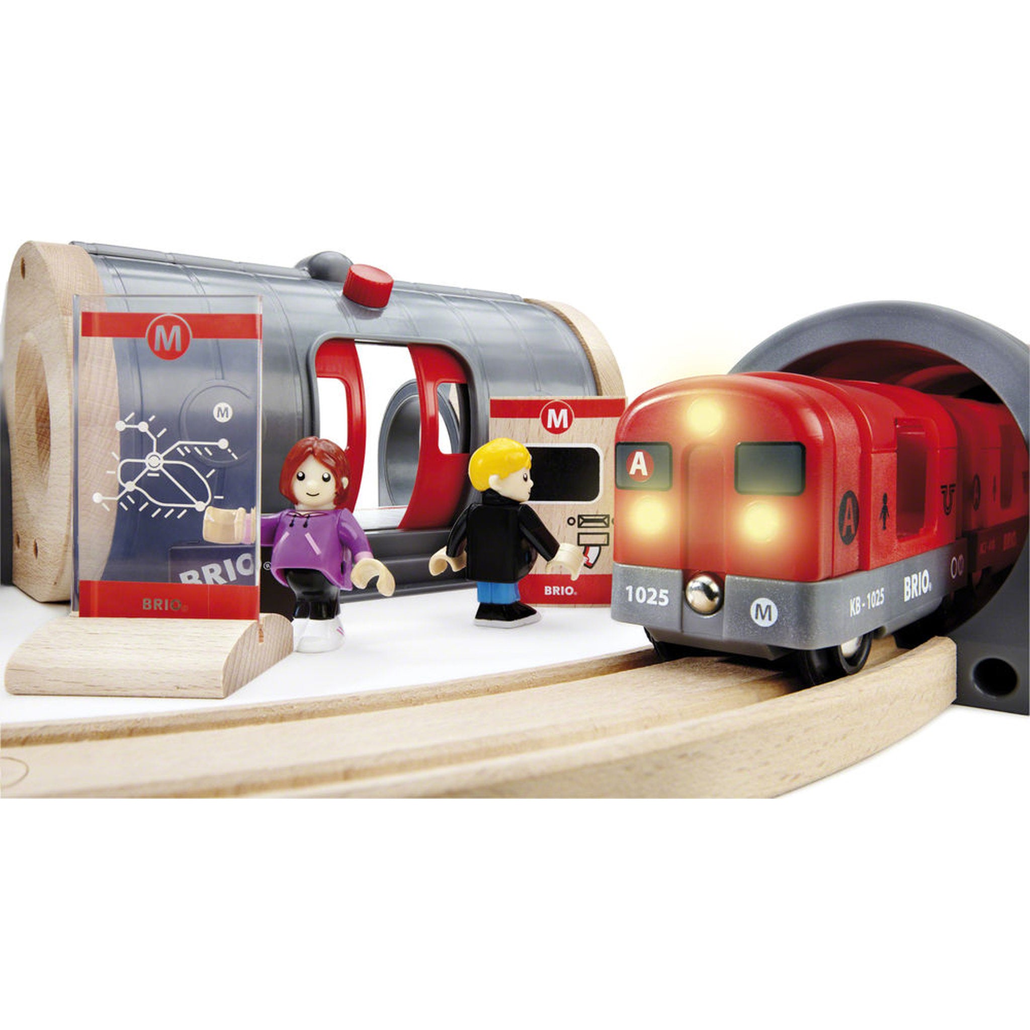 BRIO World Metro 20 Piece Railway Set