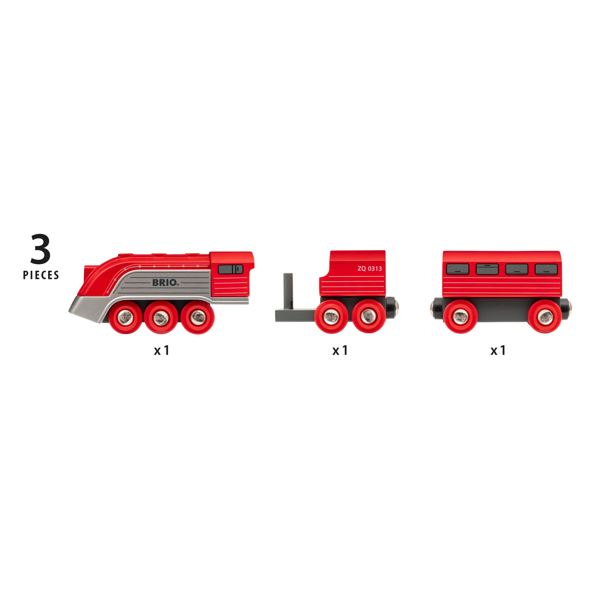 BRIO World Streamline 3 Piece  Train Set