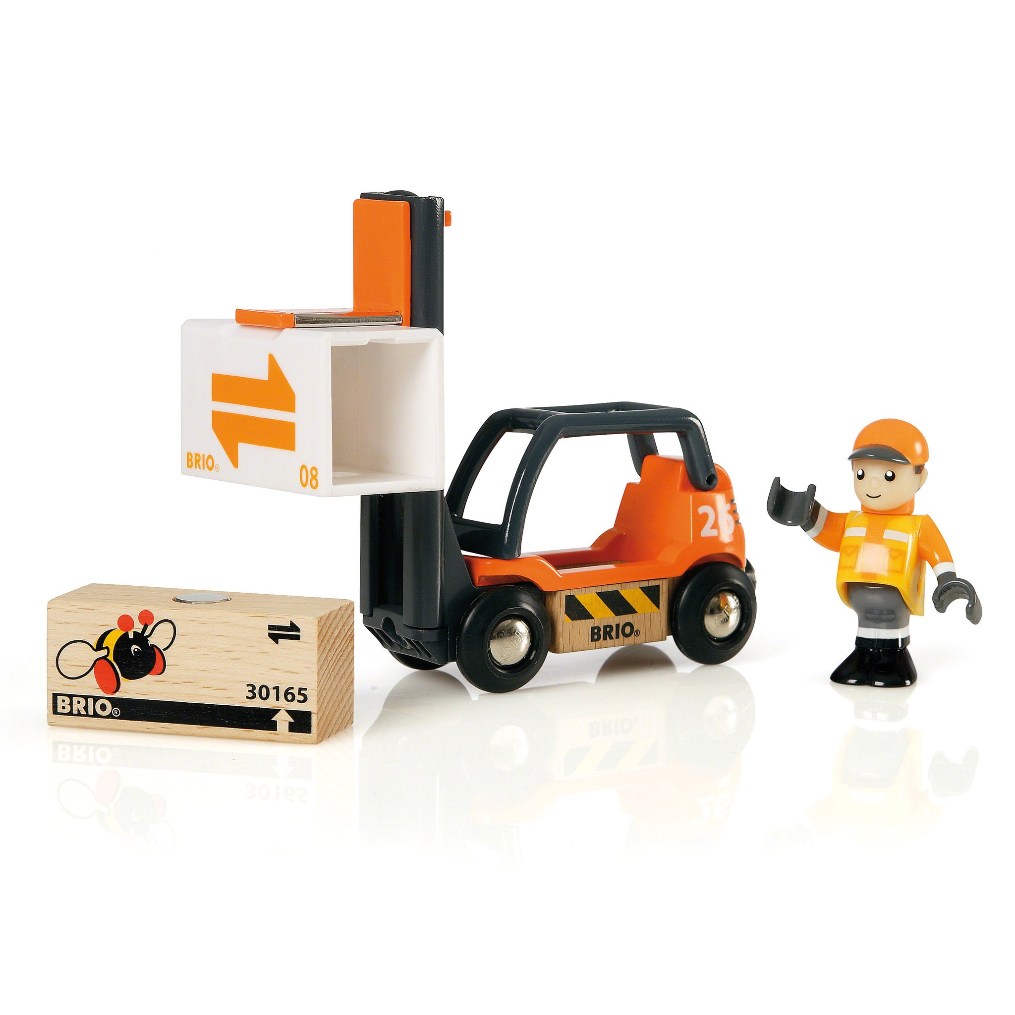 BRIO World Forklift 4 Pieces