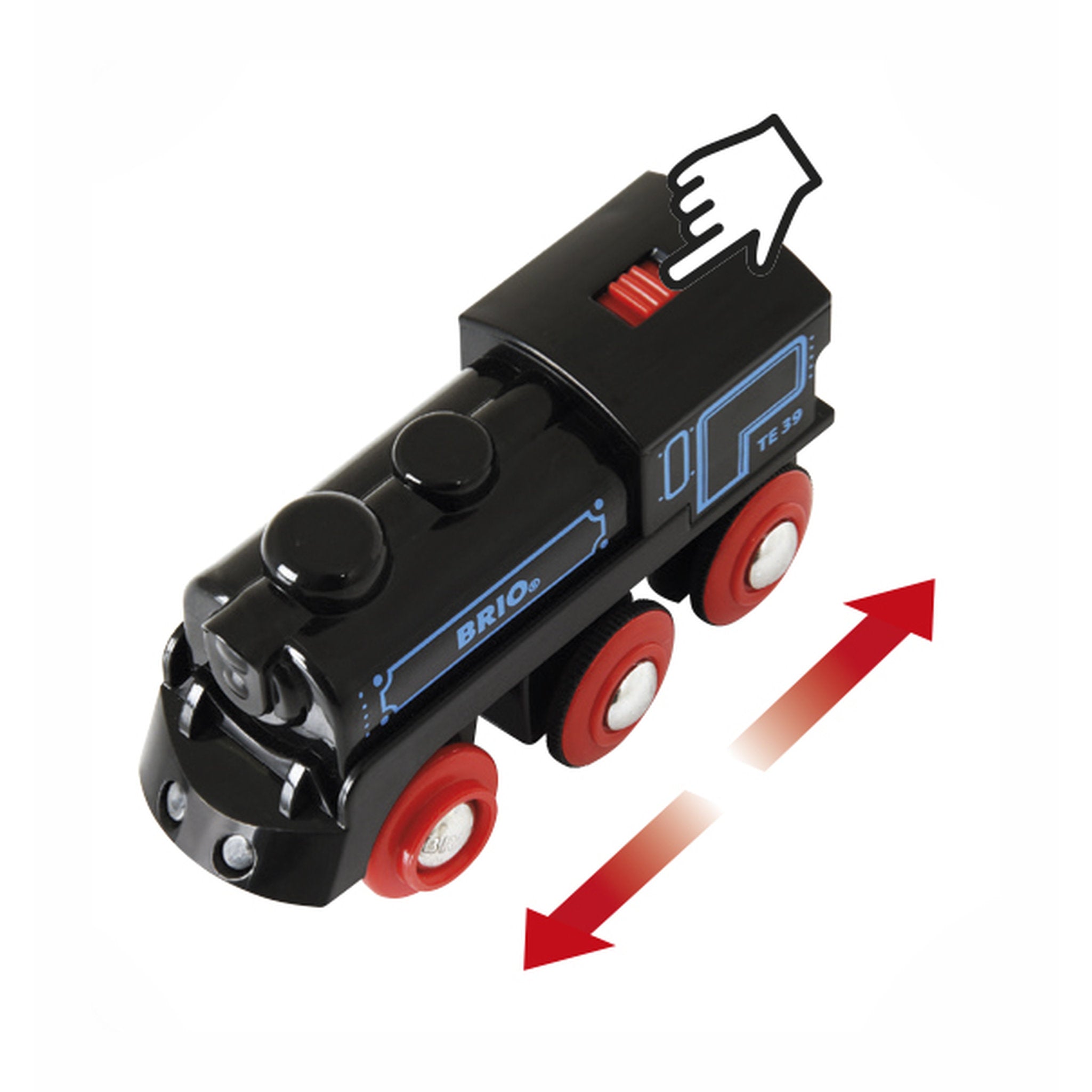 BRIO World Rechargeable Engine Train with Mini USB Cable