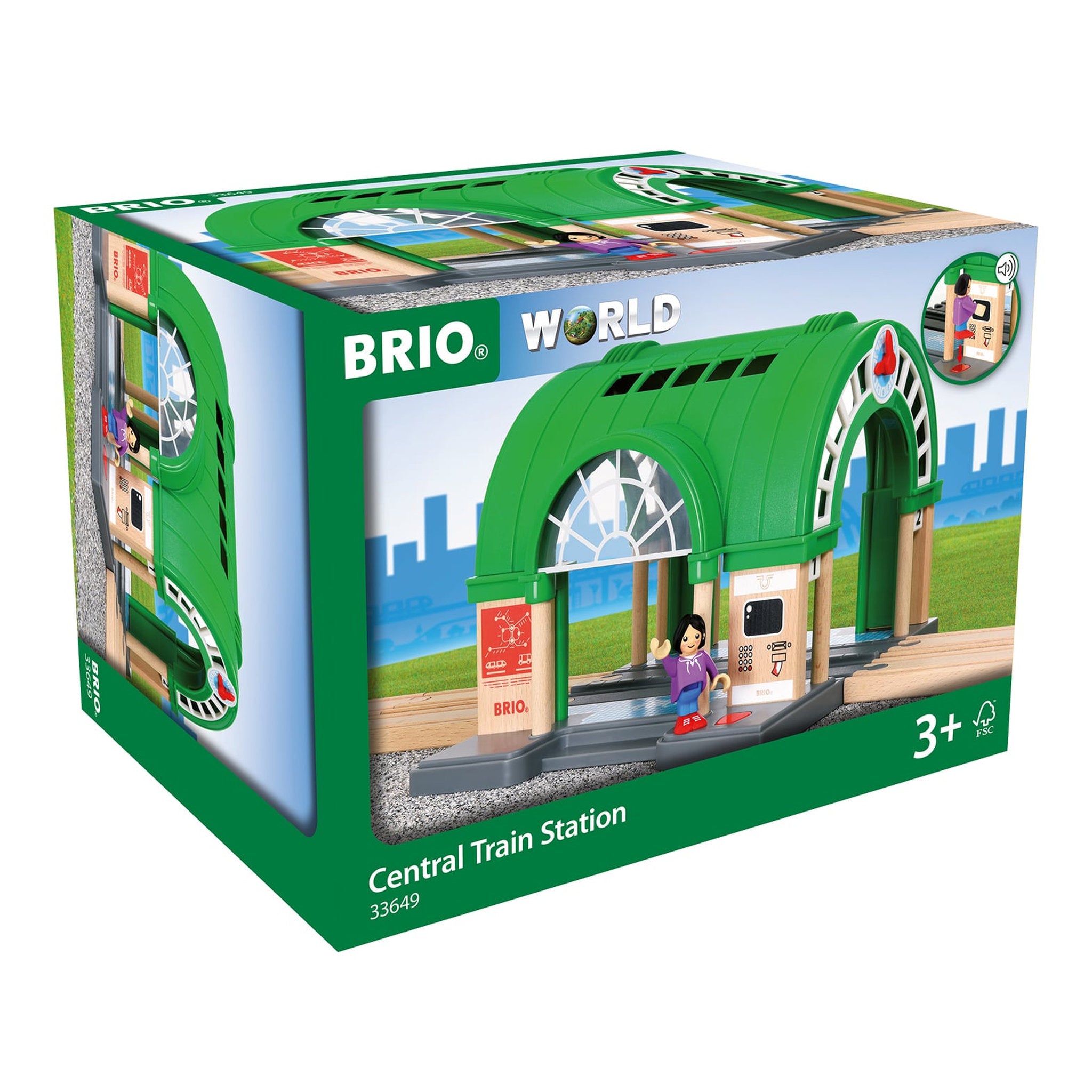 BRIO World Destination Central Train Station
