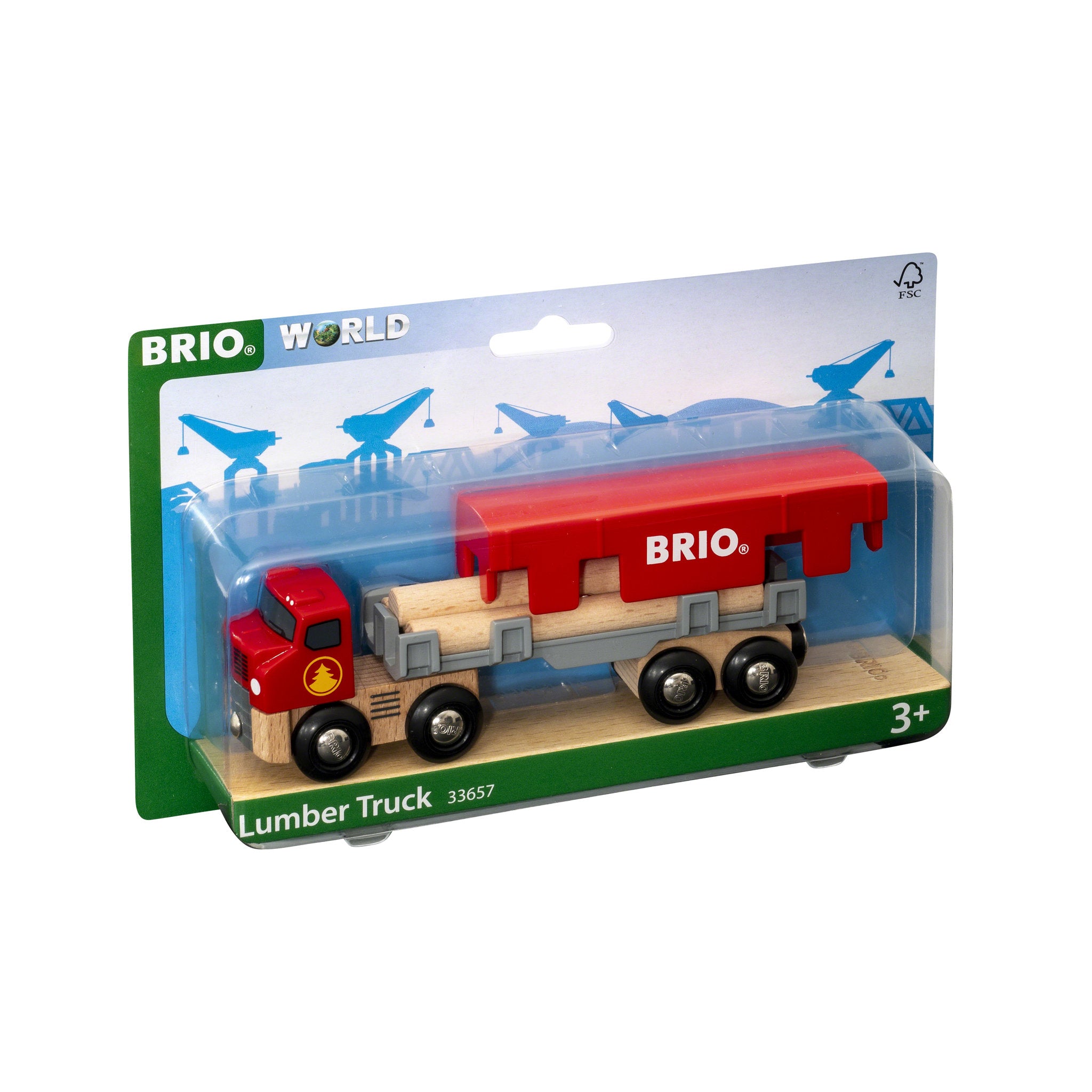 BRIO World Lumber Truck 6 Pieces
