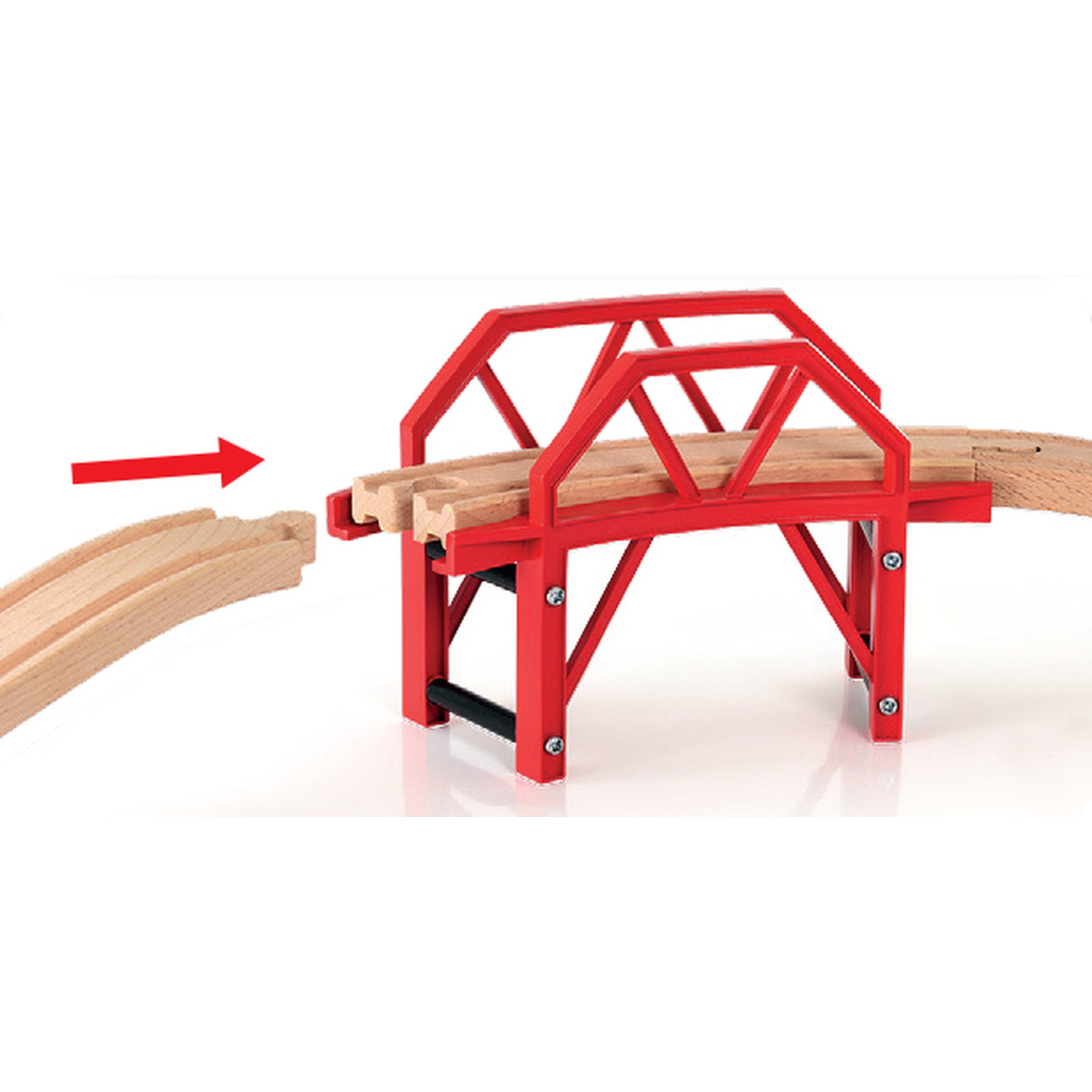 BRIO World Curved Bridge 4 Pieces