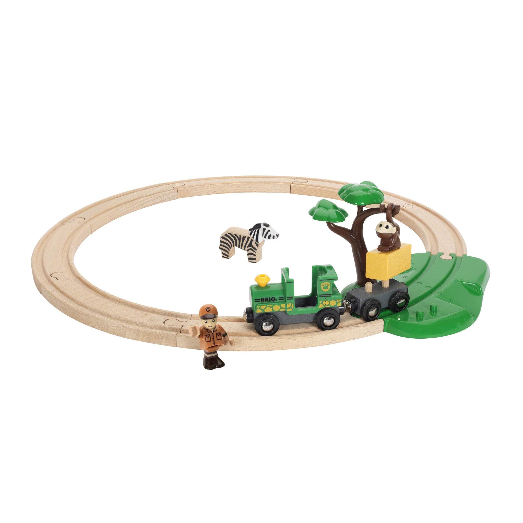 BRIO World Safari Railway Set 17 Pieces