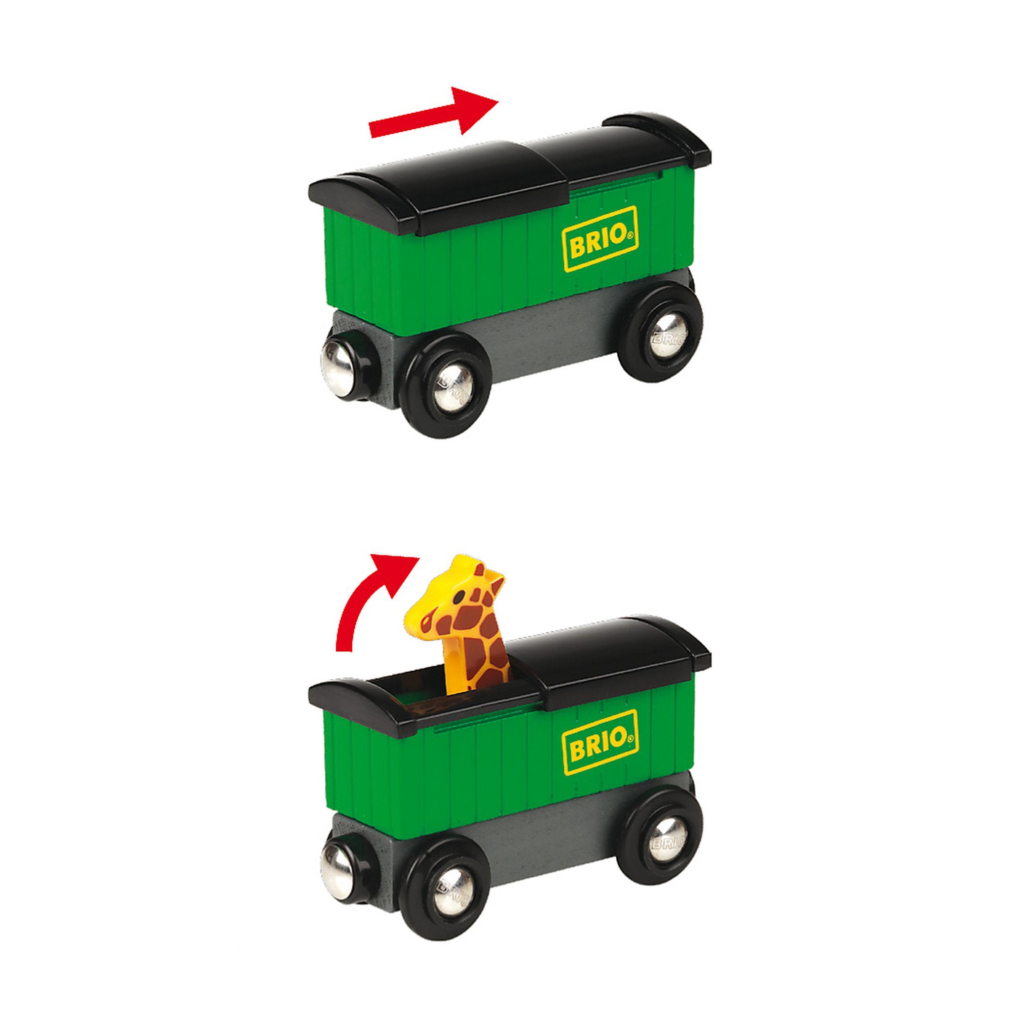 BRIO World Safari Train Set 3 Pieces