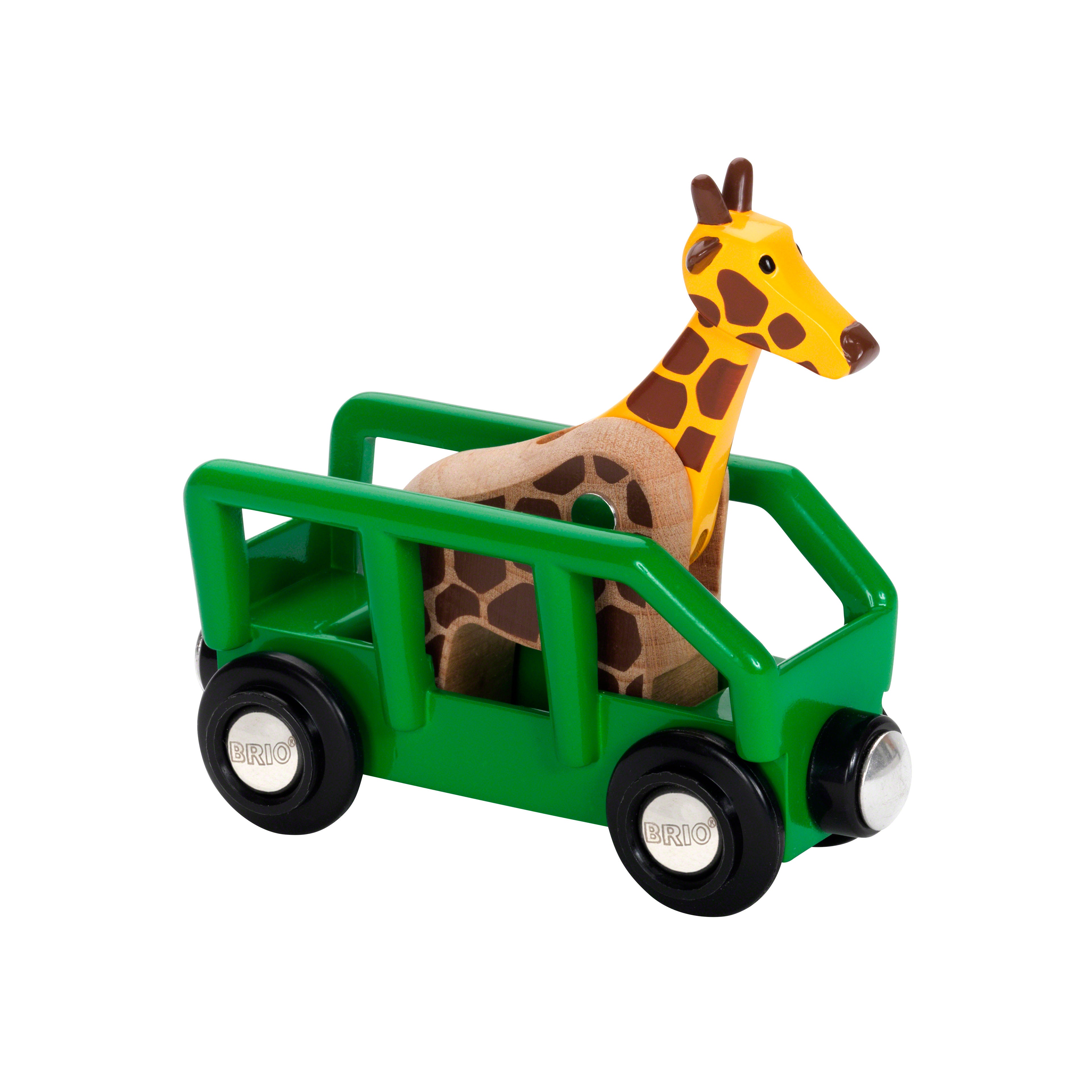 BRIO World Vehicle Giraffe And Wagon 2 Pieces