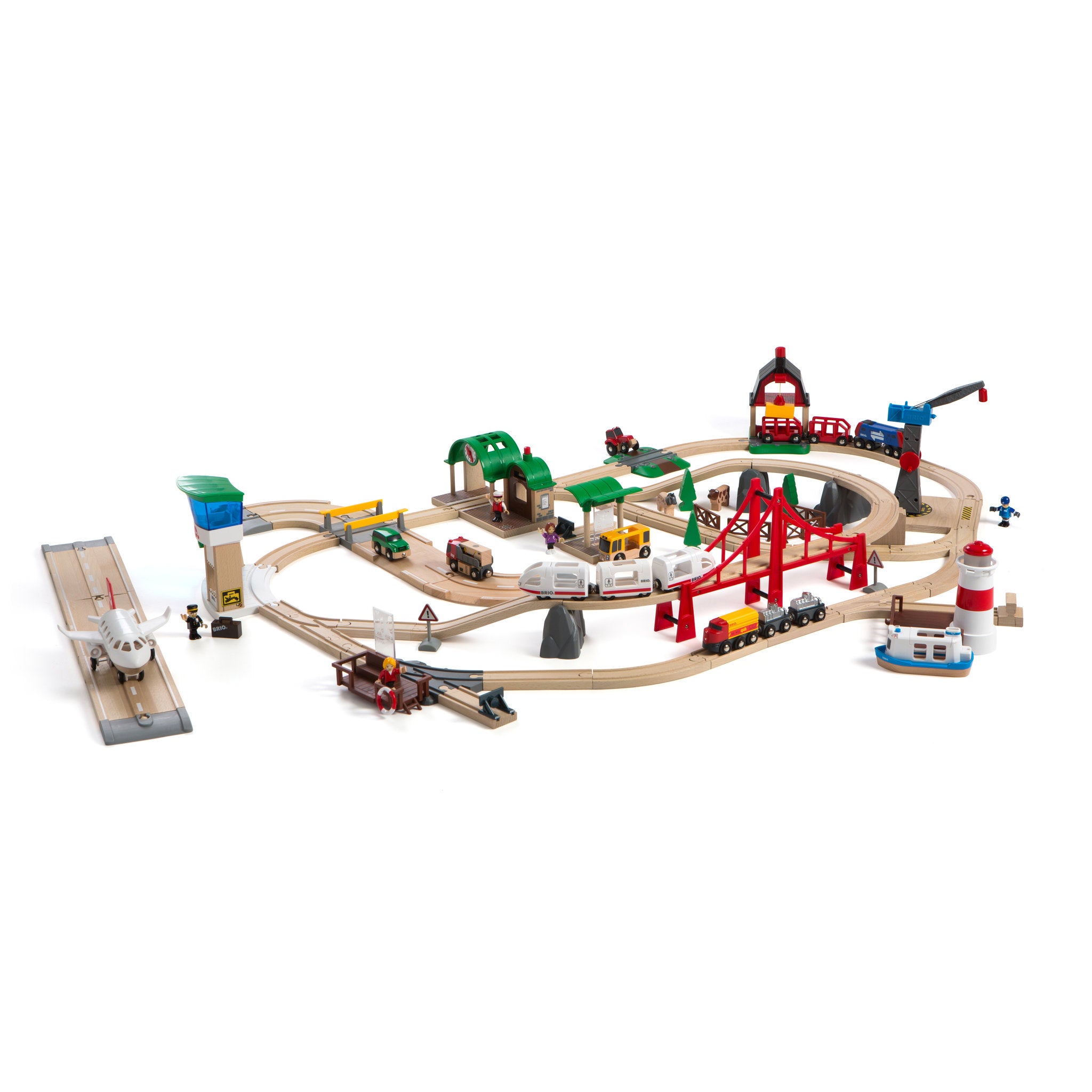 BRIO World Deluxe Railway Set 106 Pieces