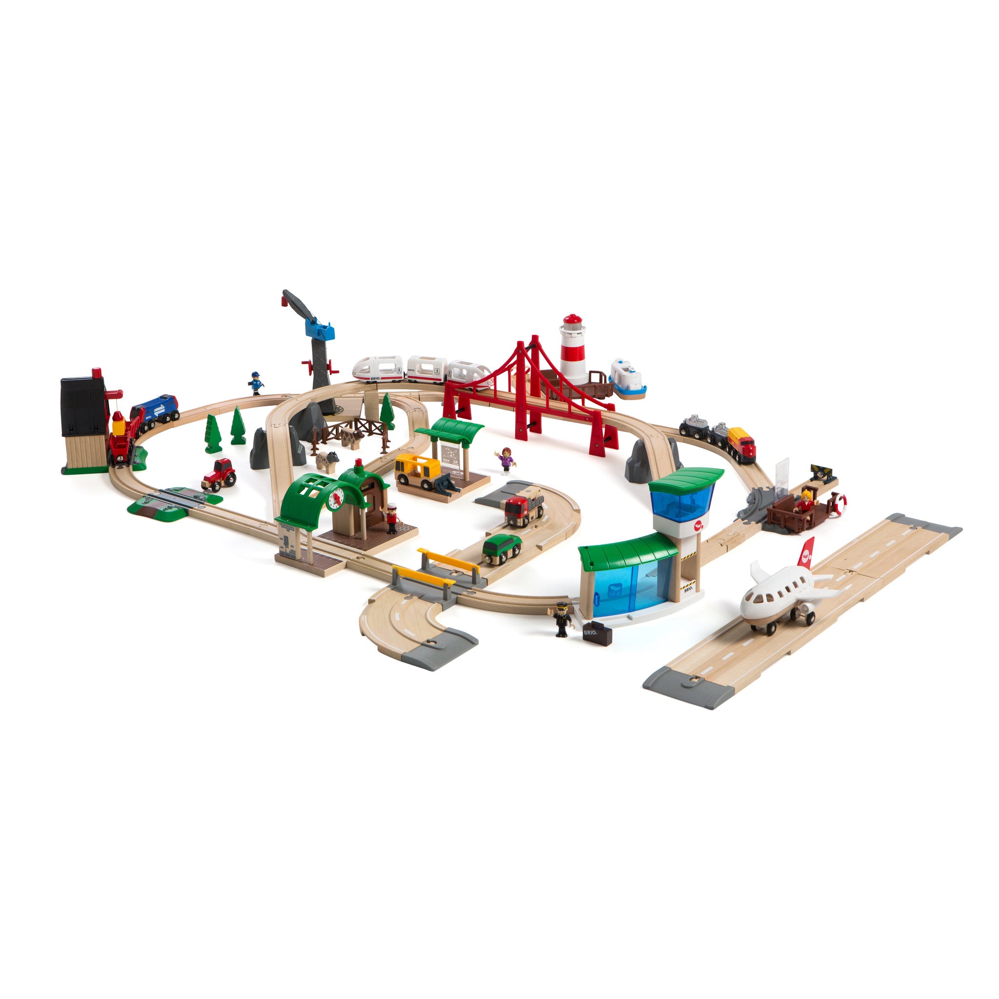 BRIO World Deluxe Railway Set 106 Pieces