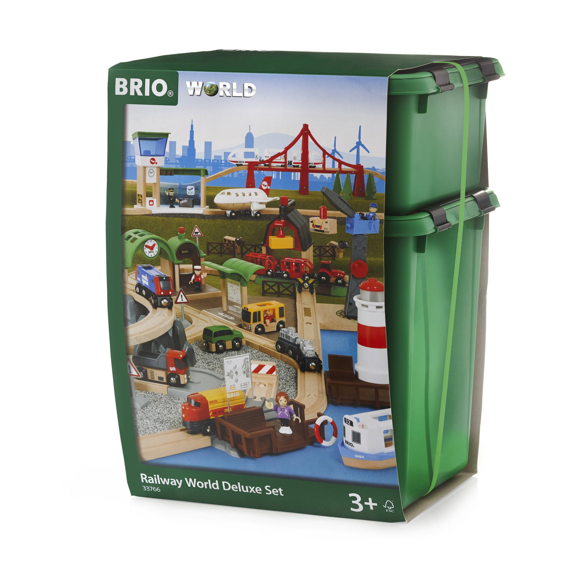 BRIO World Deluxe Railway Set 106 Pieces