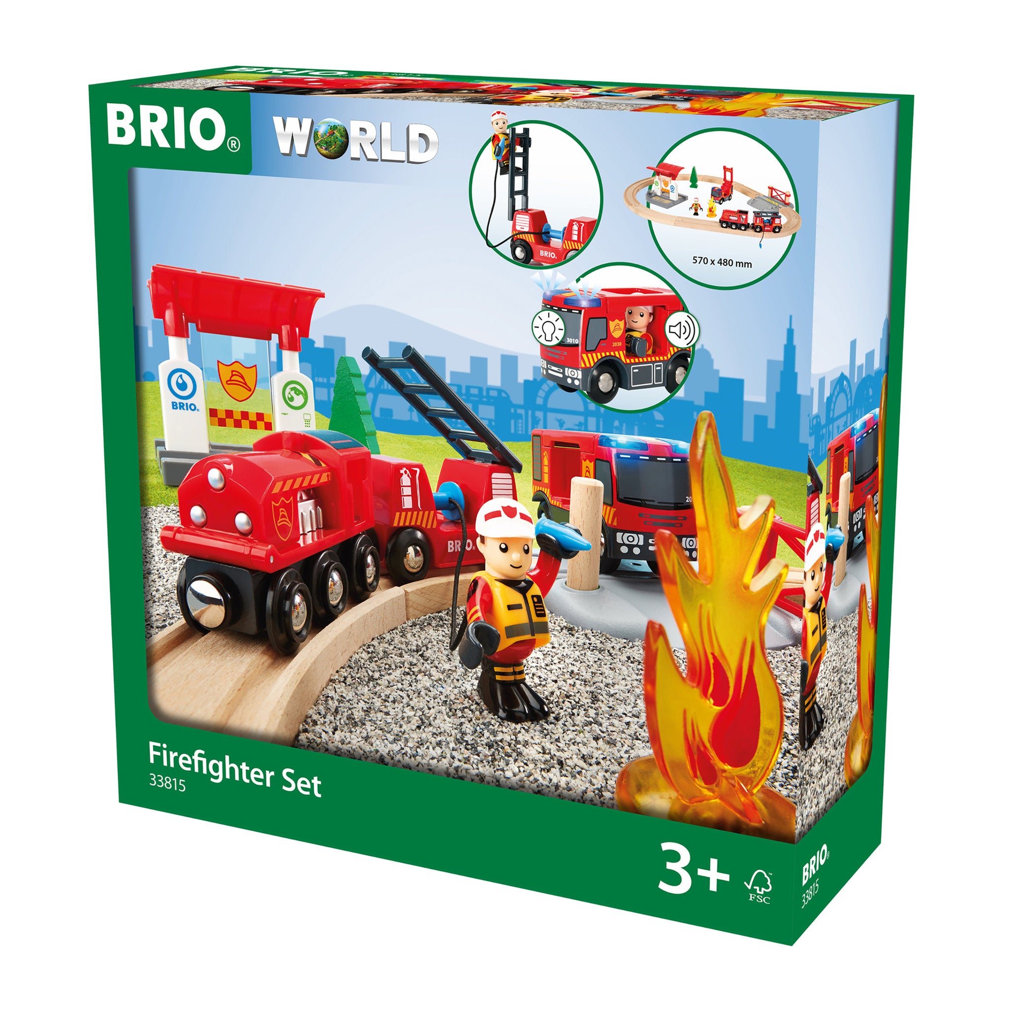 BRIO World Firefighter Set 18 Pieces