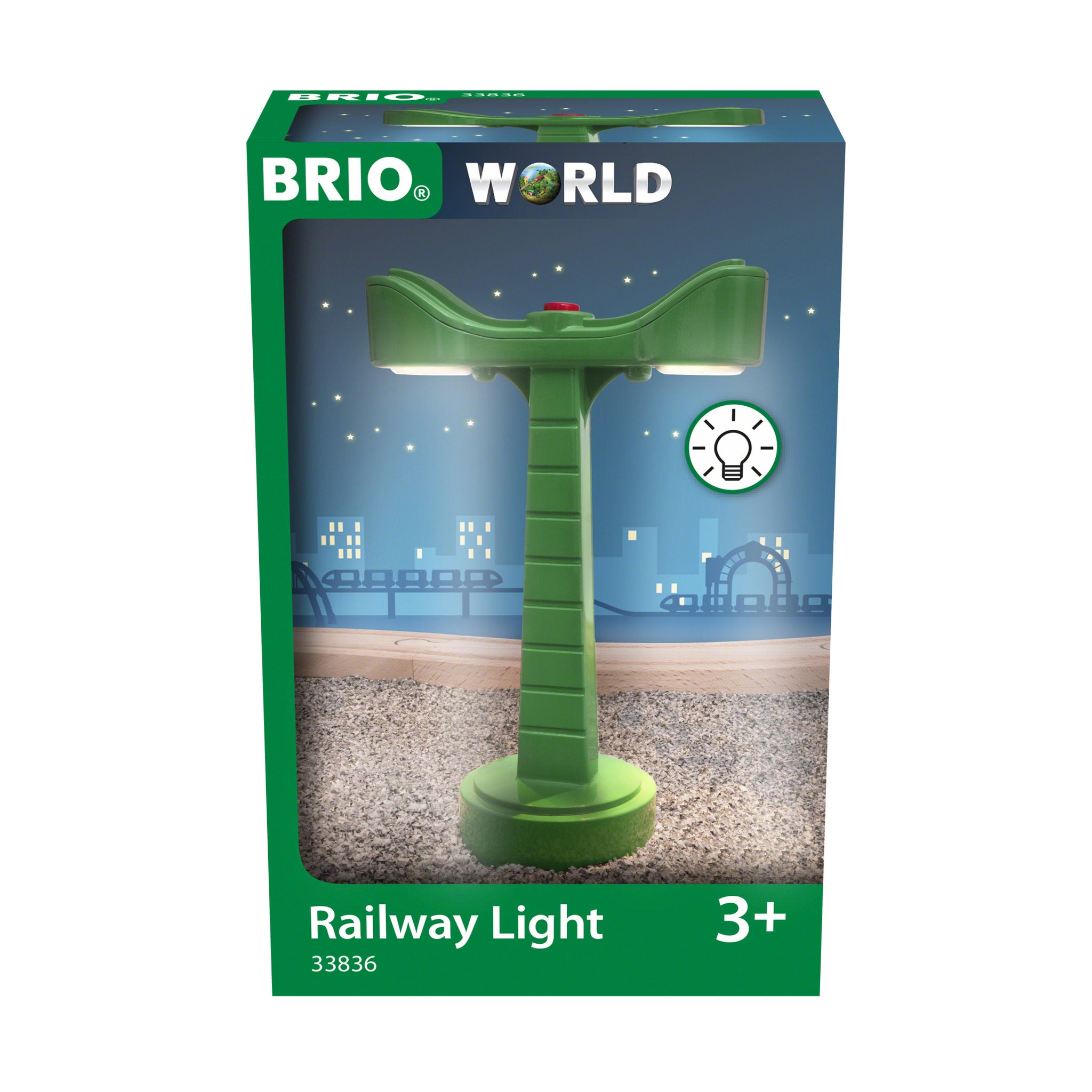 BRIO World Railway Light Track Accessory