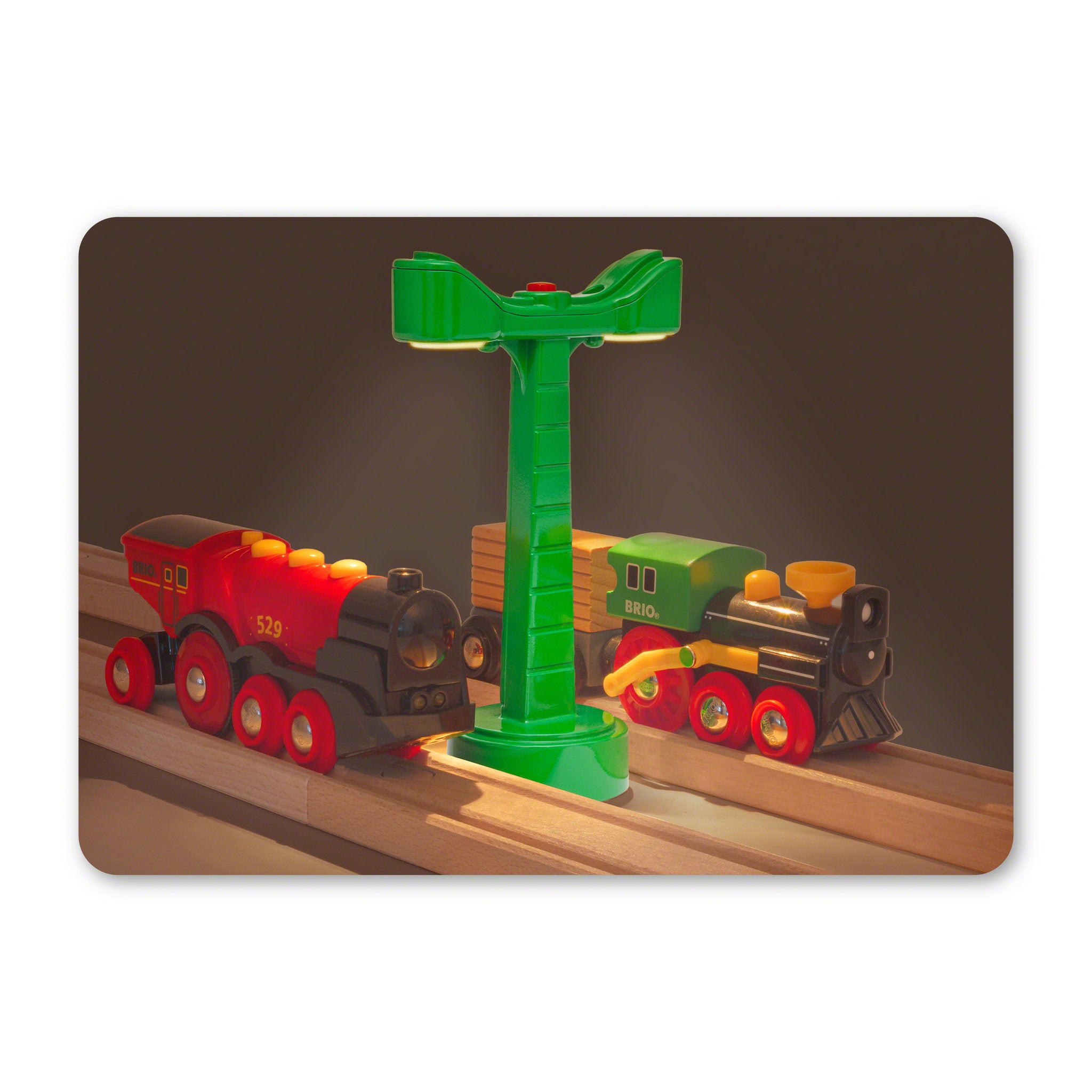 BRIO World Railway Light Track Accessory