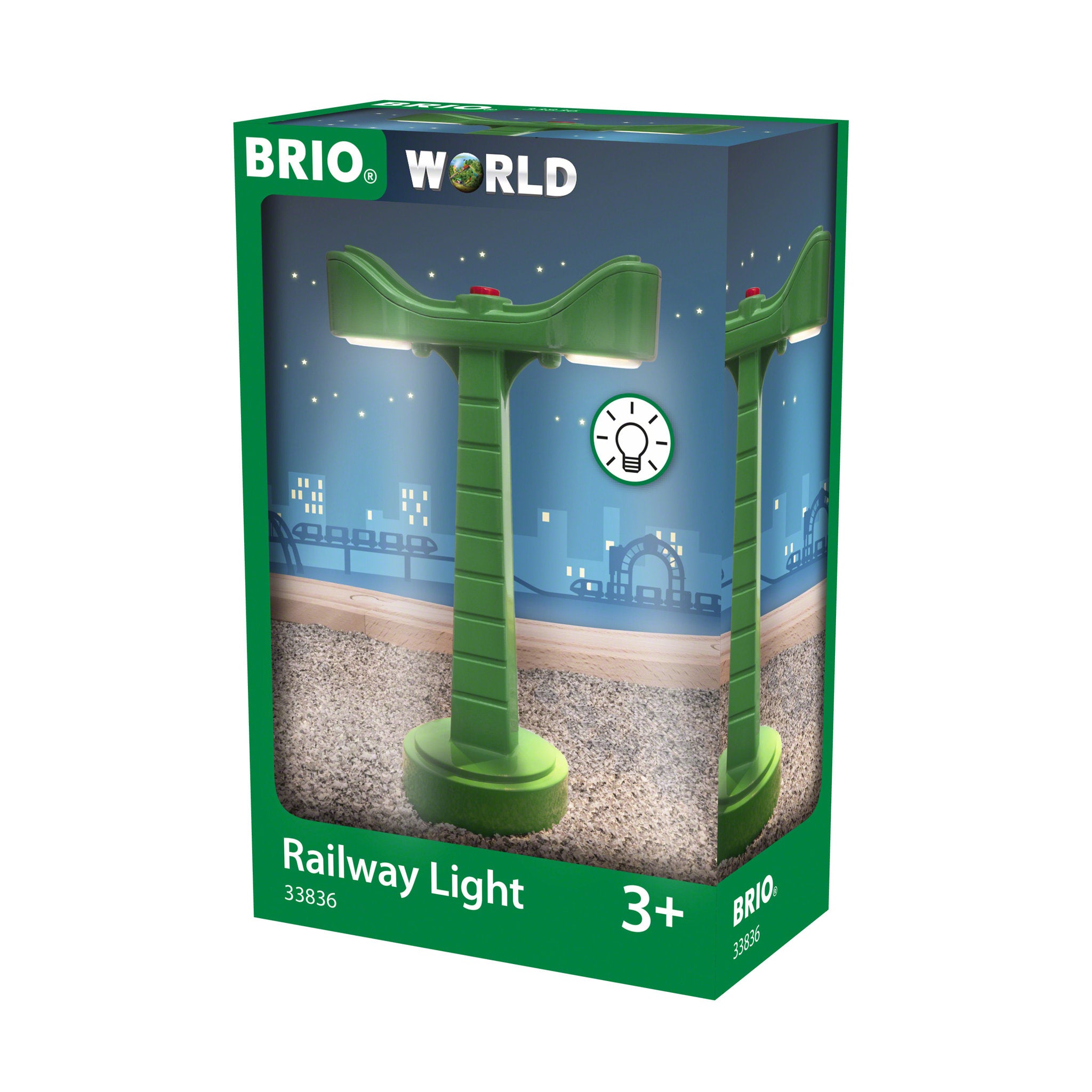 BRIO World Railway Light Track Accessory