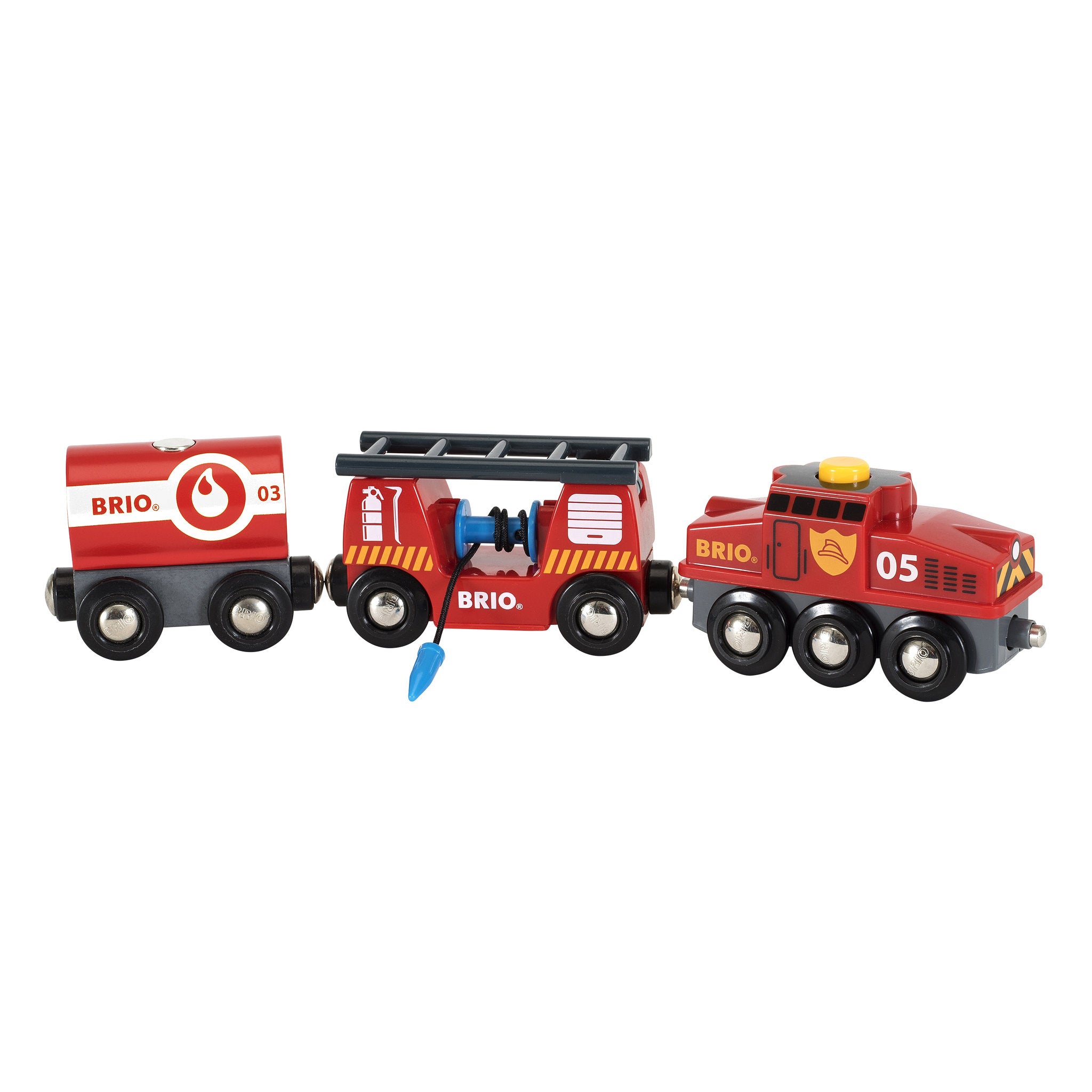 BRIO World Rescue Firefighting Train Set 4 Pieces