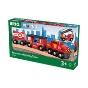 BRIO World Rescue Firefighting Train Set 4 Pieces