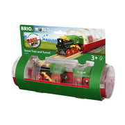 BRIO World Train Tunnel & Steam Train 3 Pieces