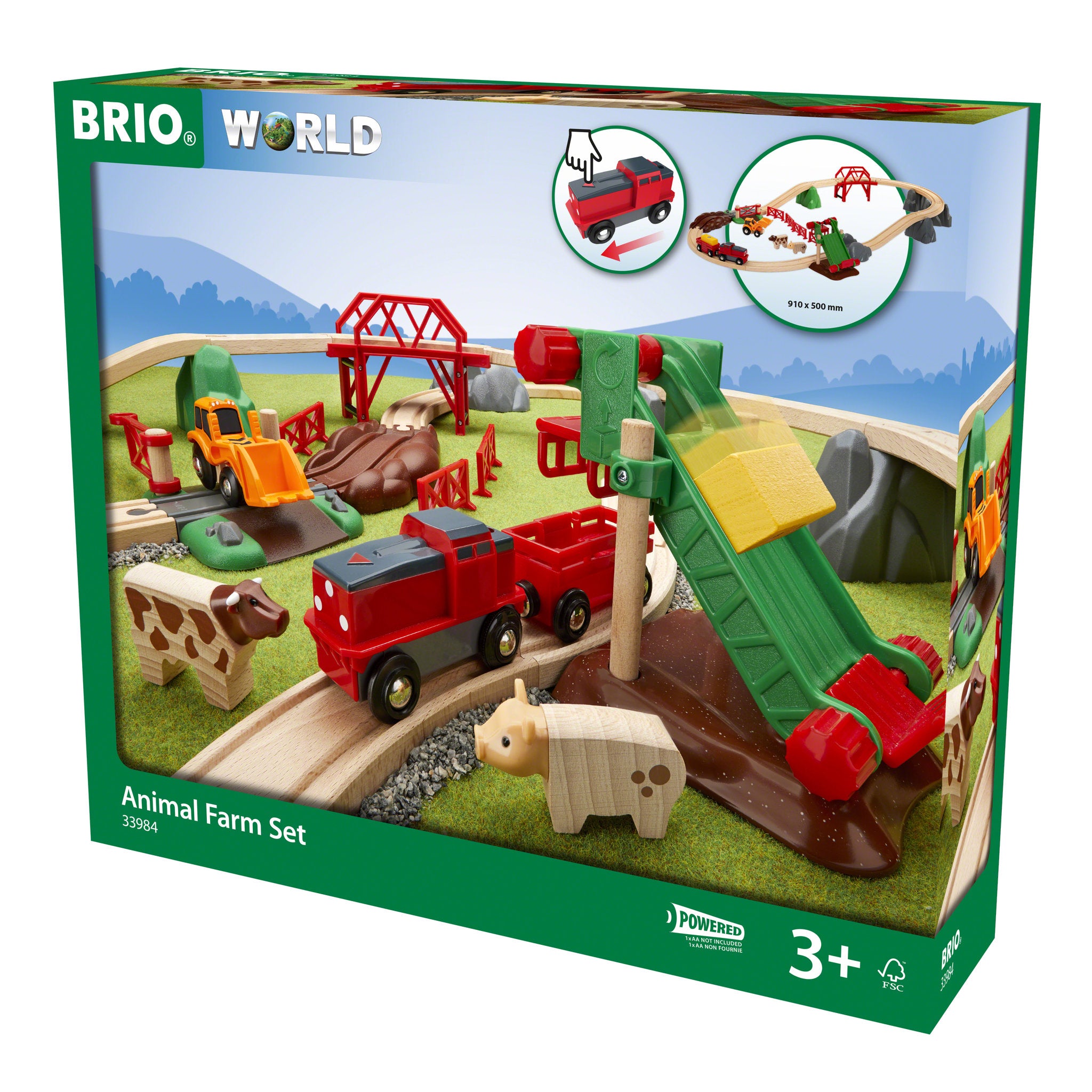 BRIO World  Set Animal Farm Set 30 Pieces