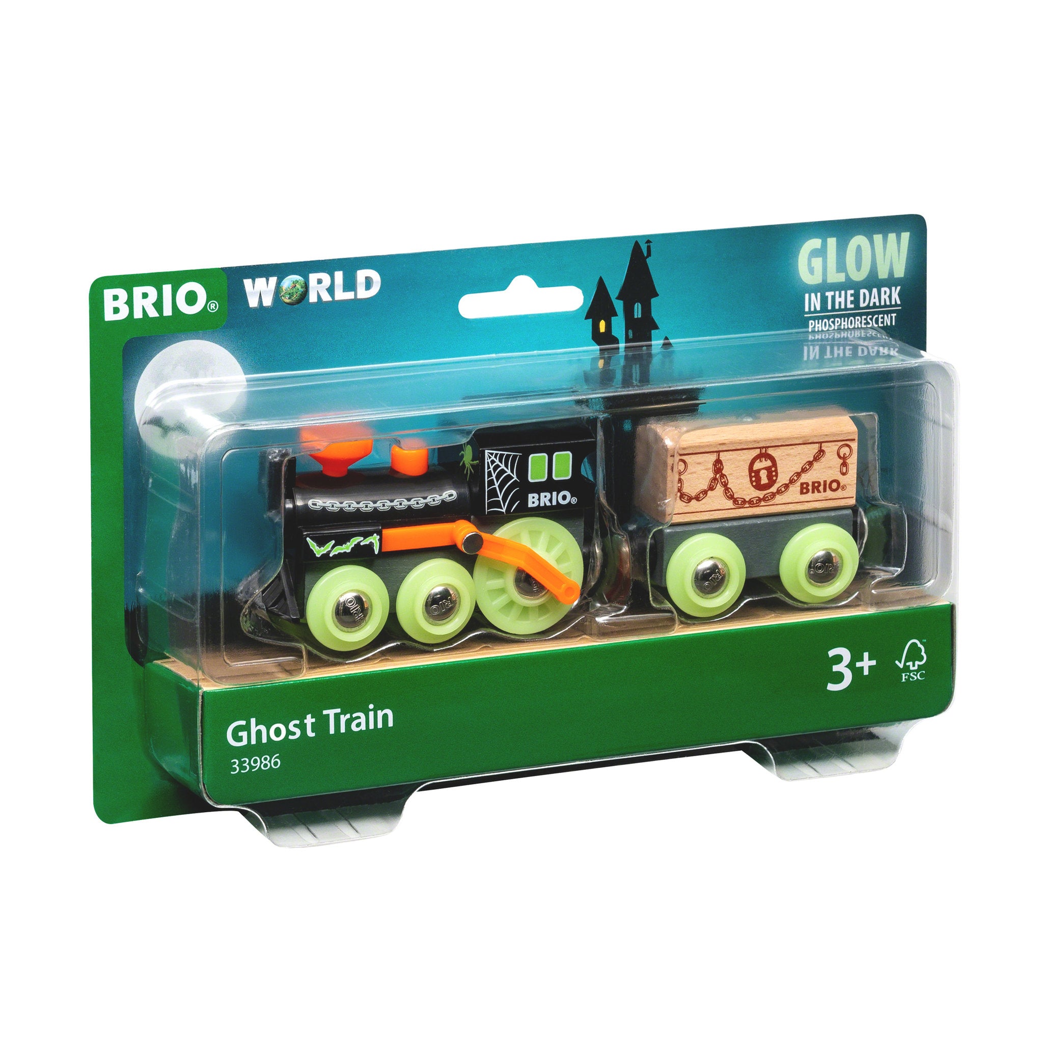 BRIO World Ghost Train 3 Pieces