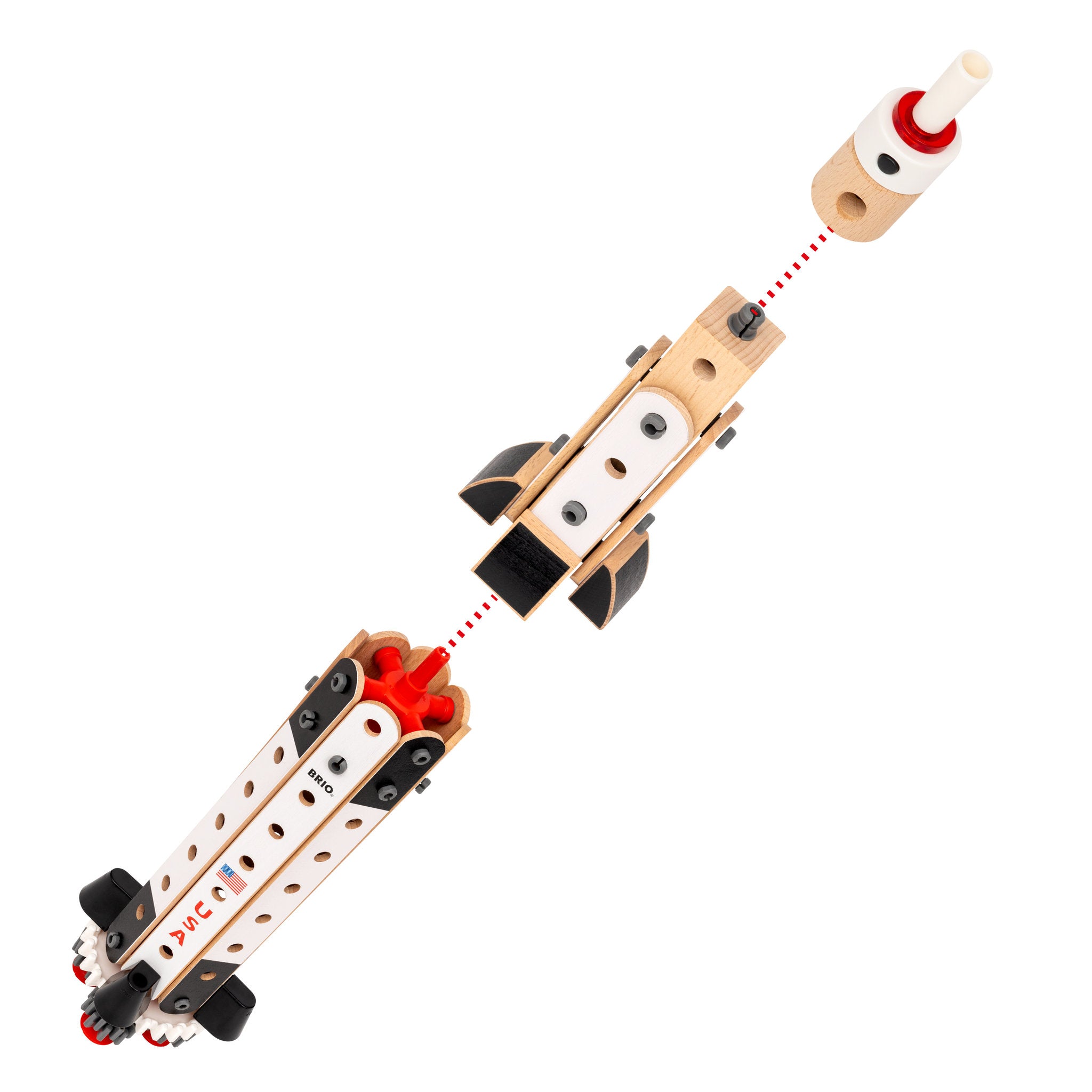 BRIO Builder Apollo Saturn V Space Set 91 Pieces