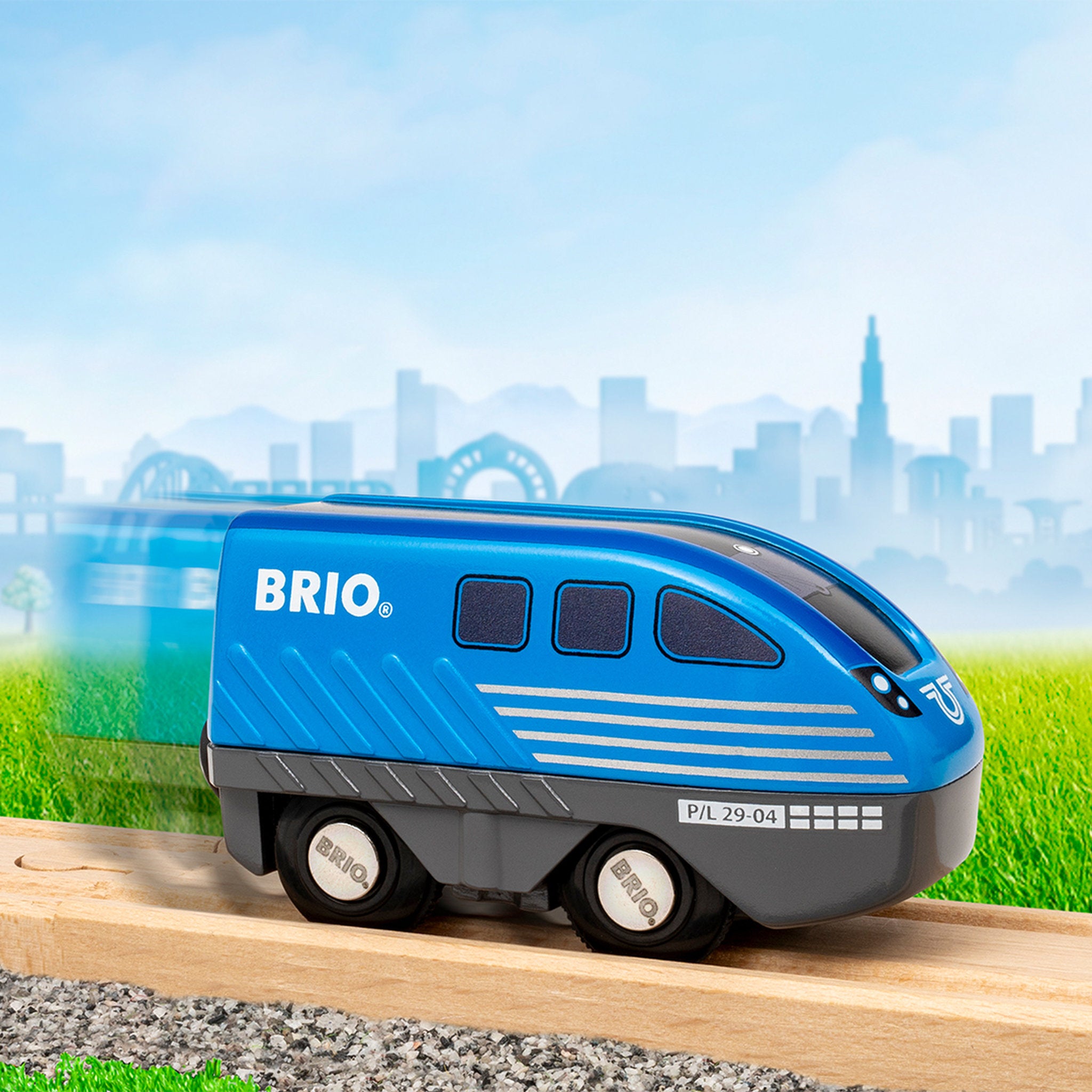 BRIO World Pull Back Train Set