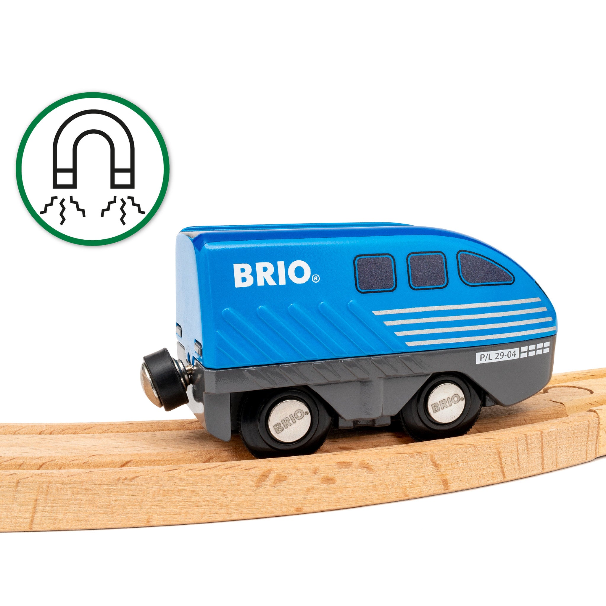 BRIO World Pull Back Train Set
