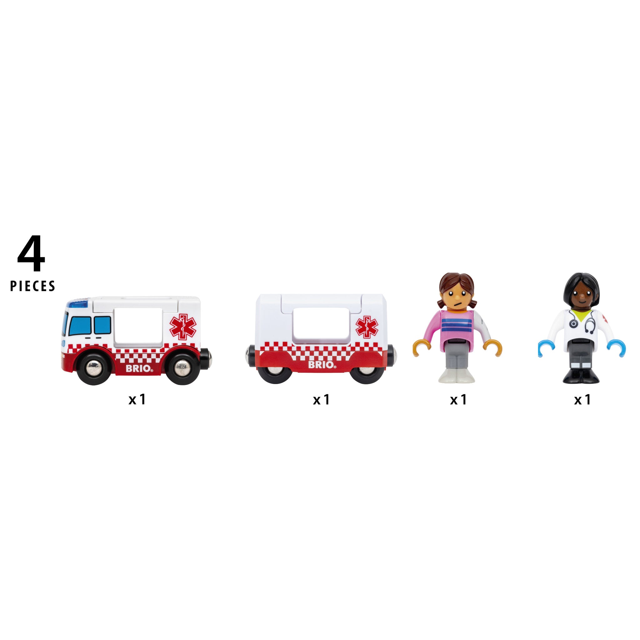 BRIO World Rescue Ambulance 4 Pieces
