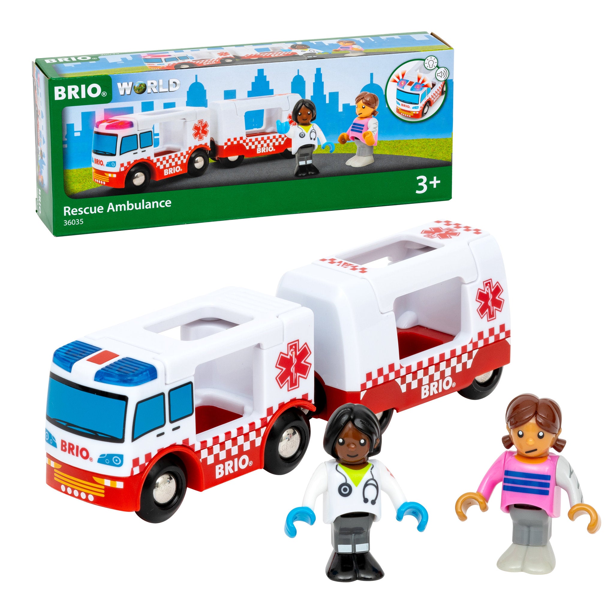 BRIO World Rescue Ambulance 4 Pieces