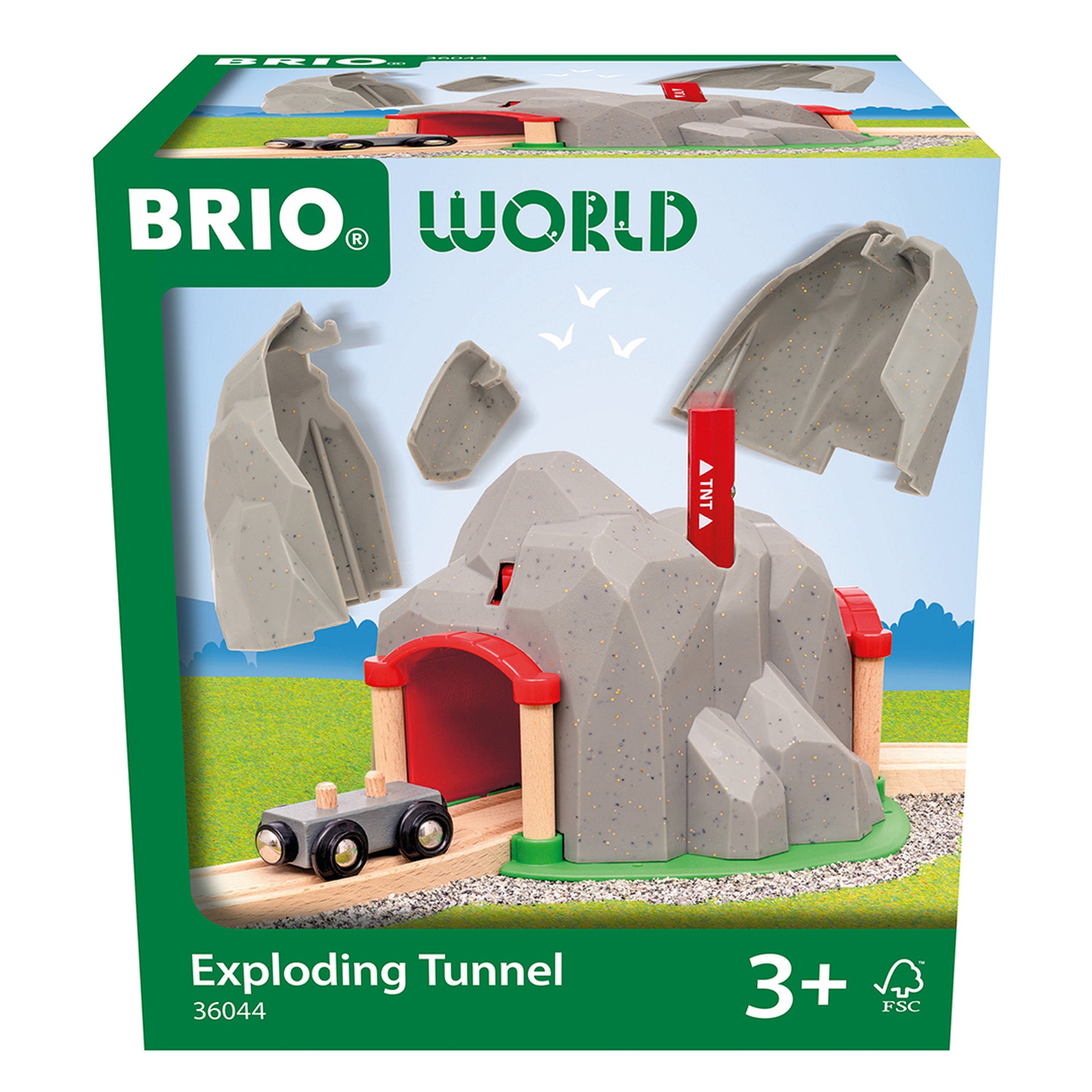 BRIO World Dynamite Mountain Tunnel 3 Piece Set