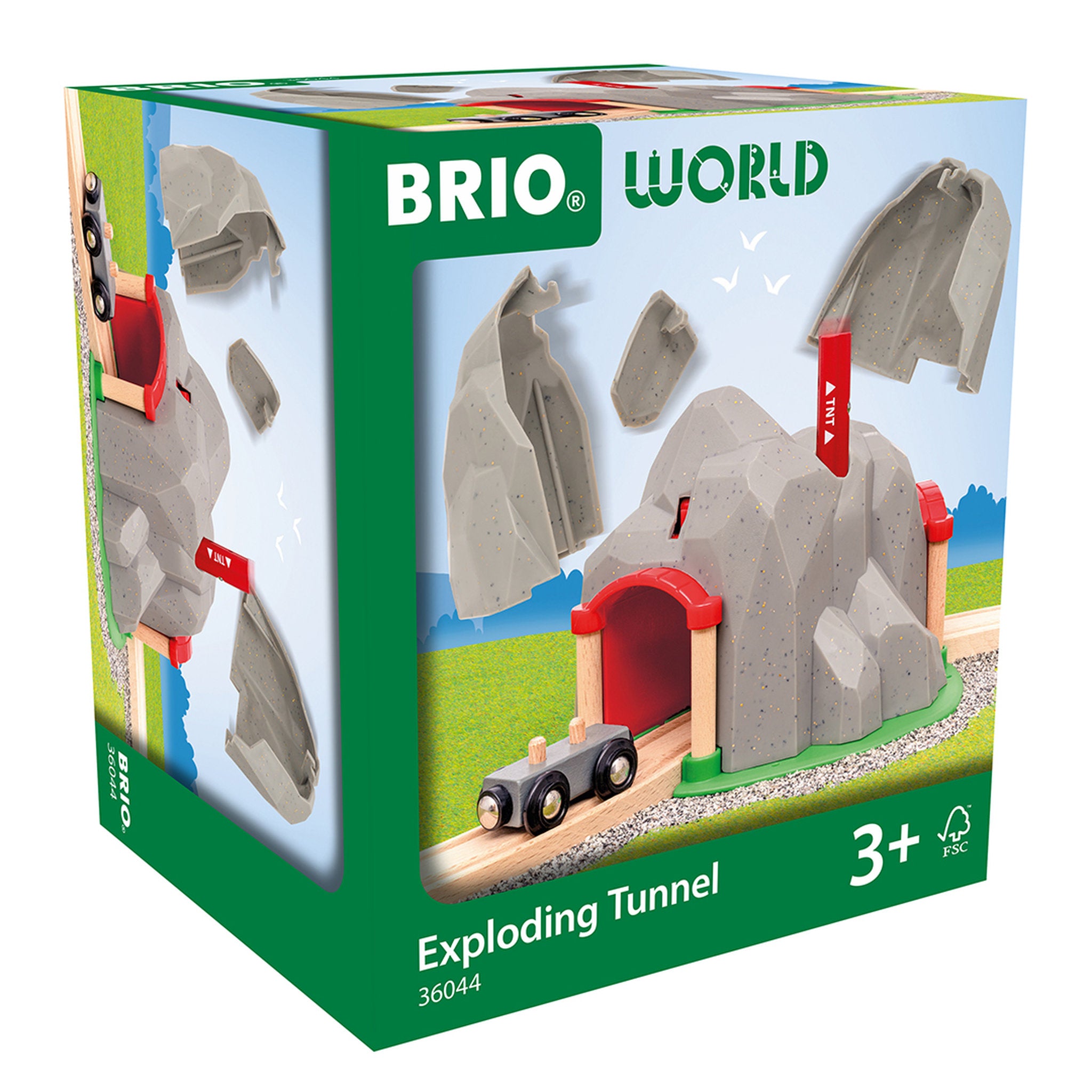 BRIO World Dynamite Mountain Tunnel 3 Piece Set