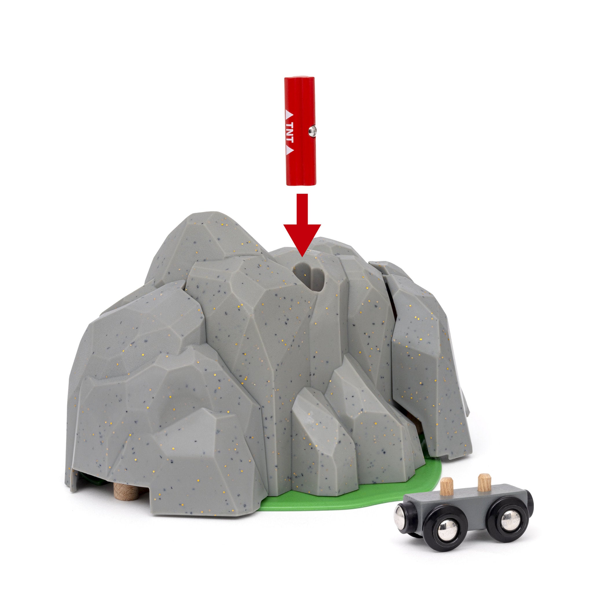 BRIO World Dynamite Mountain Tunnel 3 Piece Set