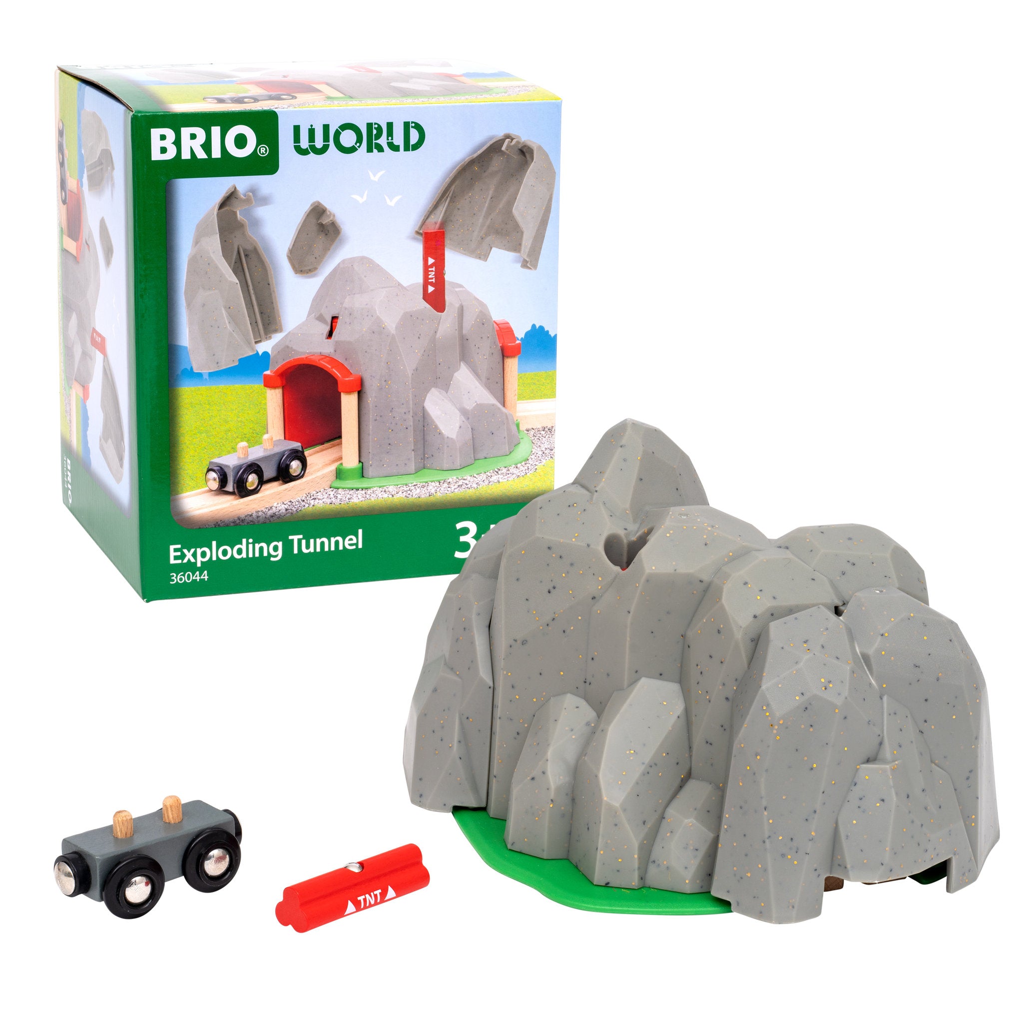 BRIO World Dynamite Mountain Tunnel 3 Piece Set