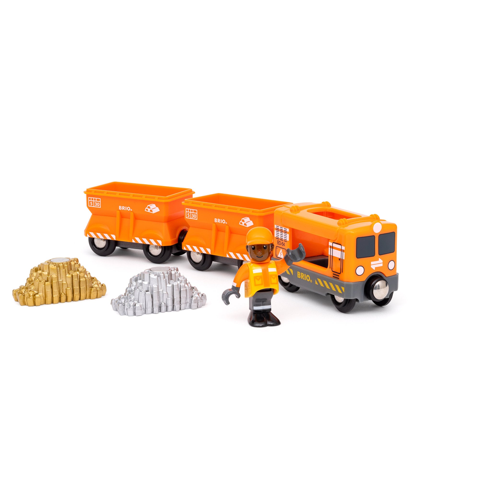 BRIO World Gold Cargo Train 6 Piece Set